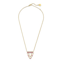 PINK SAPPHIRE & DIAMOND CASCADE NECKLACE