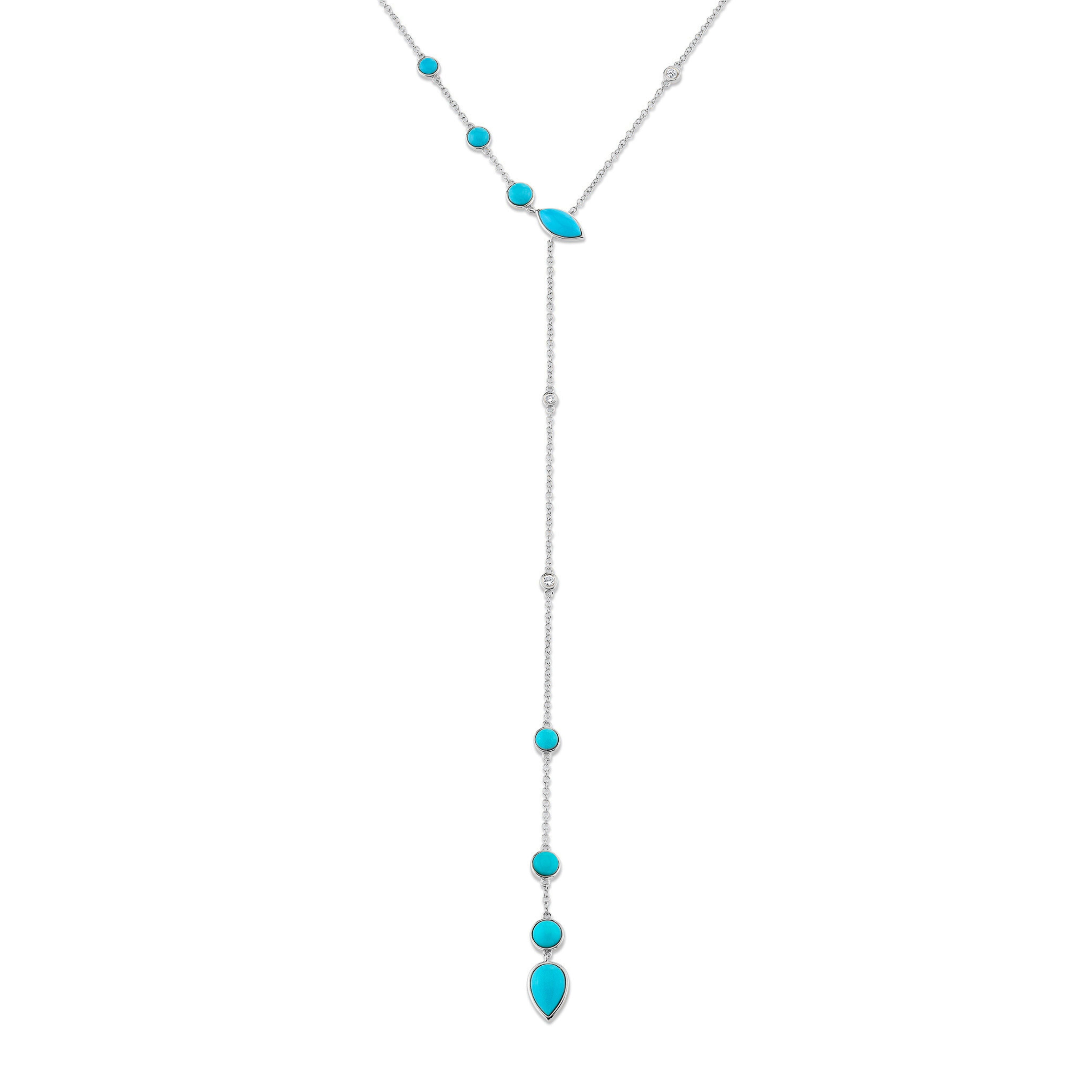 TURQUOISE RIVIERA Y NECKLACE