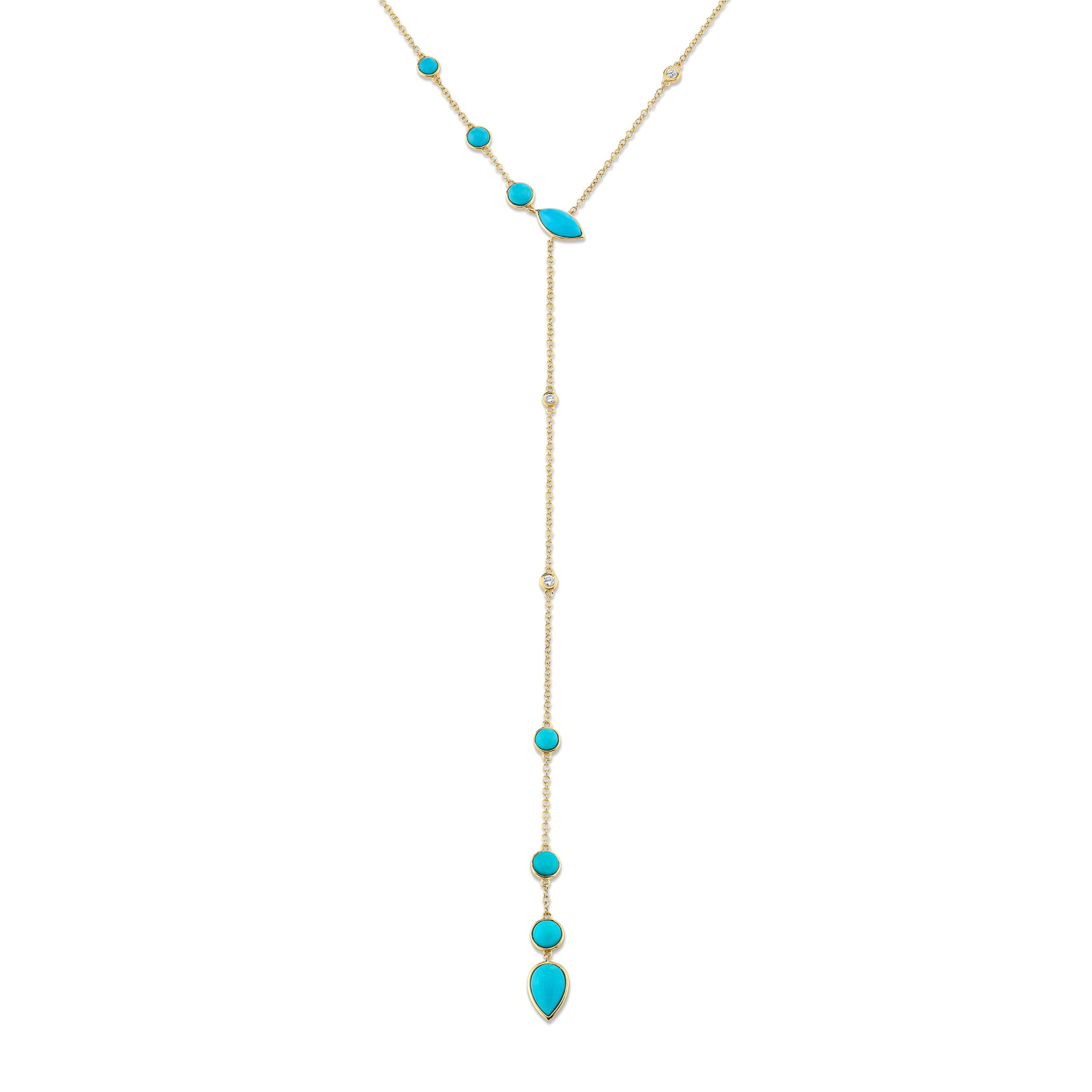 TURQUOISE RIVIERA Y NECKLACE