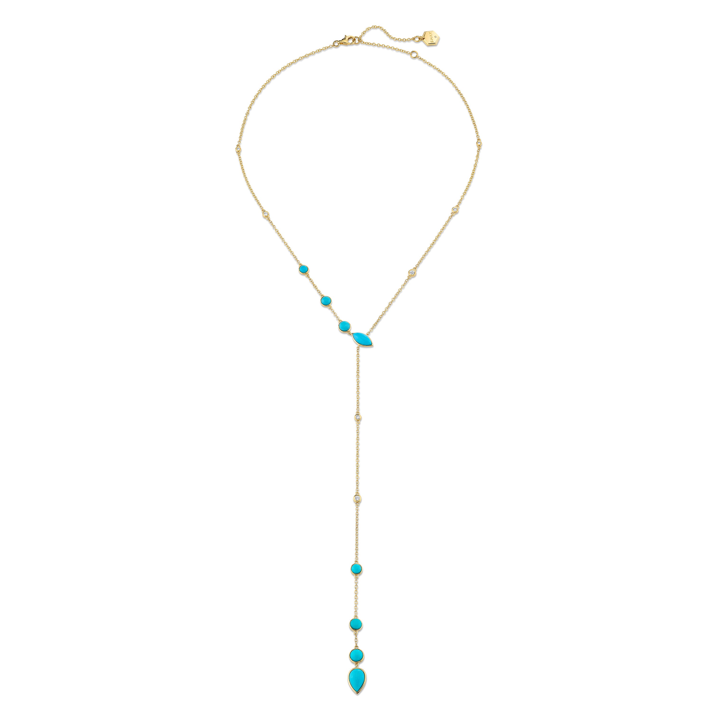 TURQUOISE RIVIERA Y NECKLACE