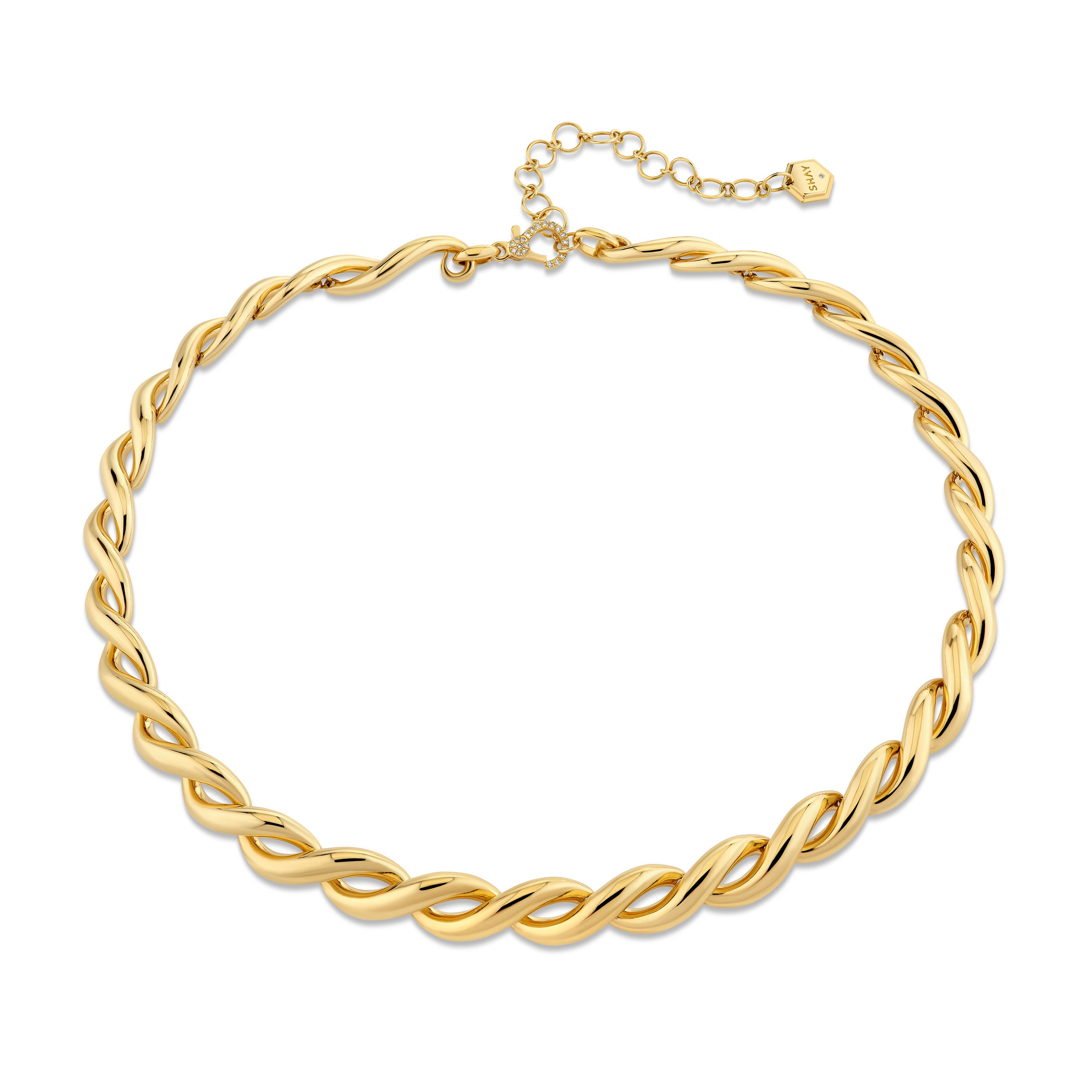 READY TO SHIP SCULPTED WAVE NECKLACE