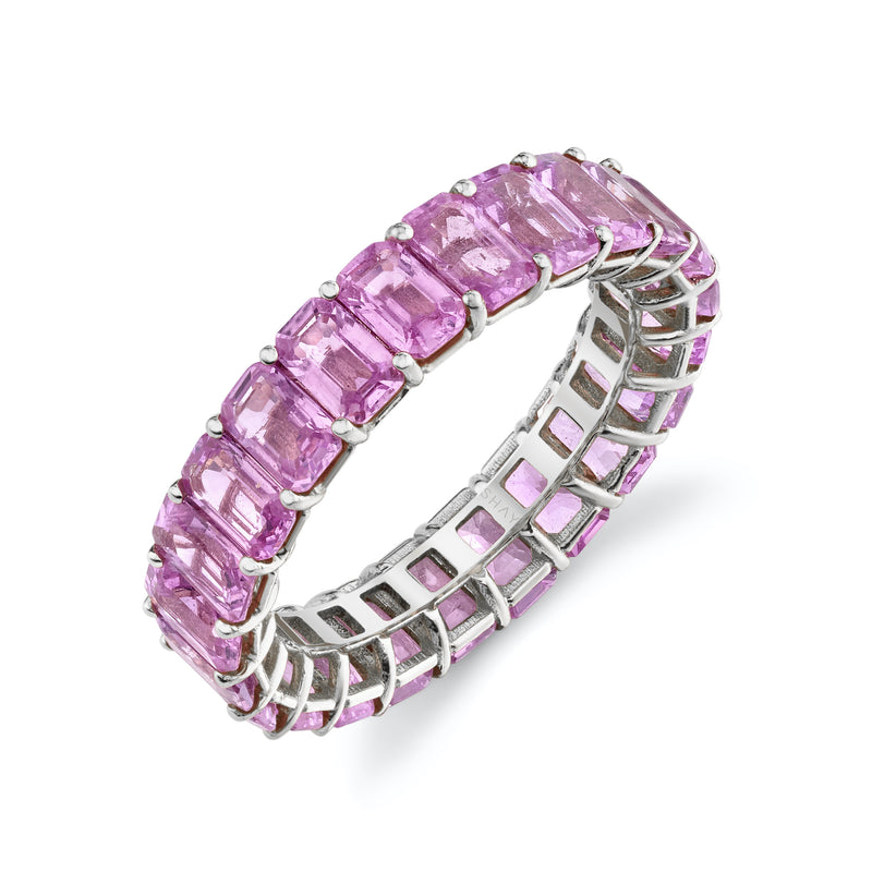 PINK SAPPHIRE ETERNITY BAND