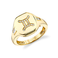 READY TO SHIP ZODIAC PINKY RING