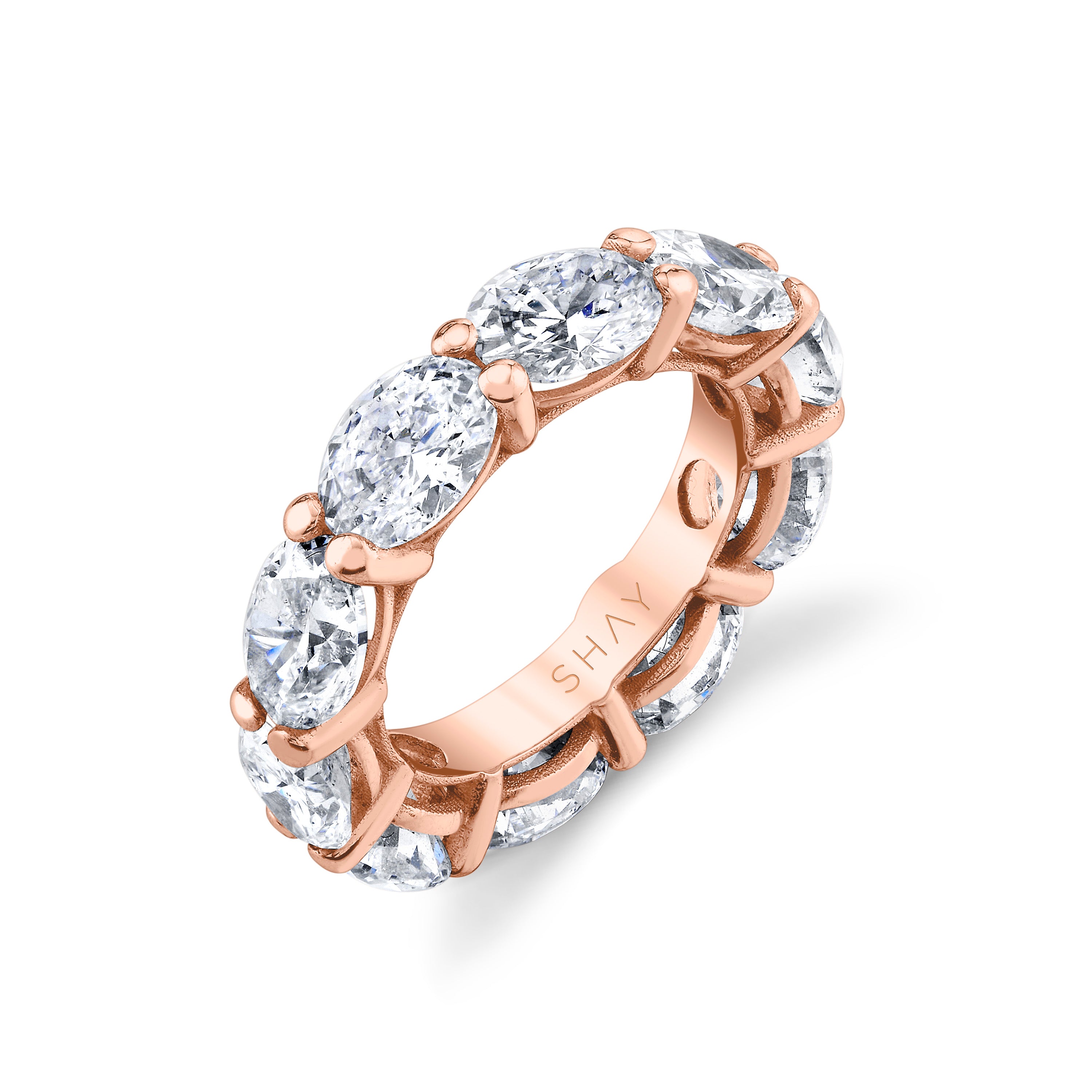 DIAMOND EAST WEST OVAL PINKY RING