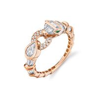 DIAMOND SERPENTINE RING