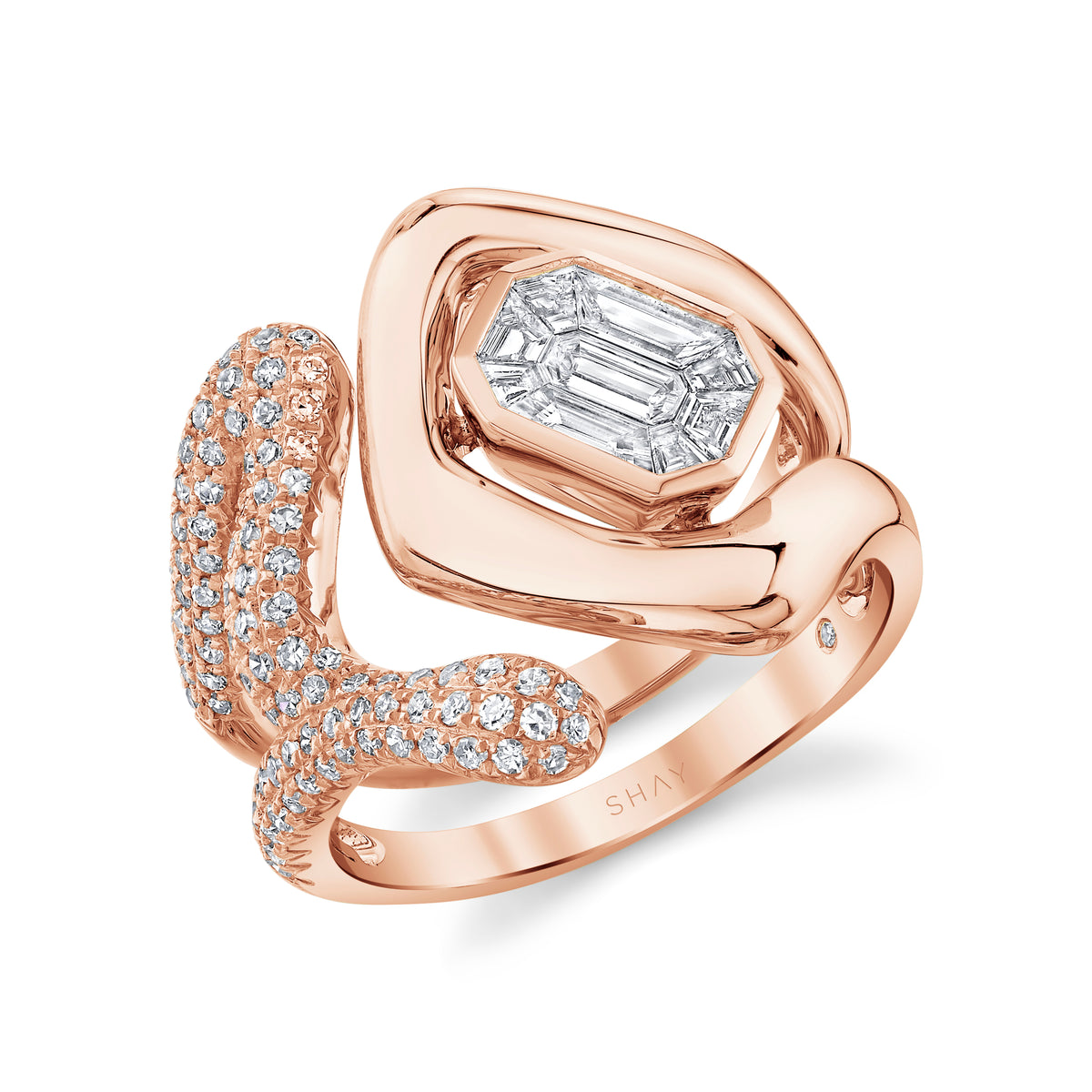 DIAMOND BEZEL ZAR RING