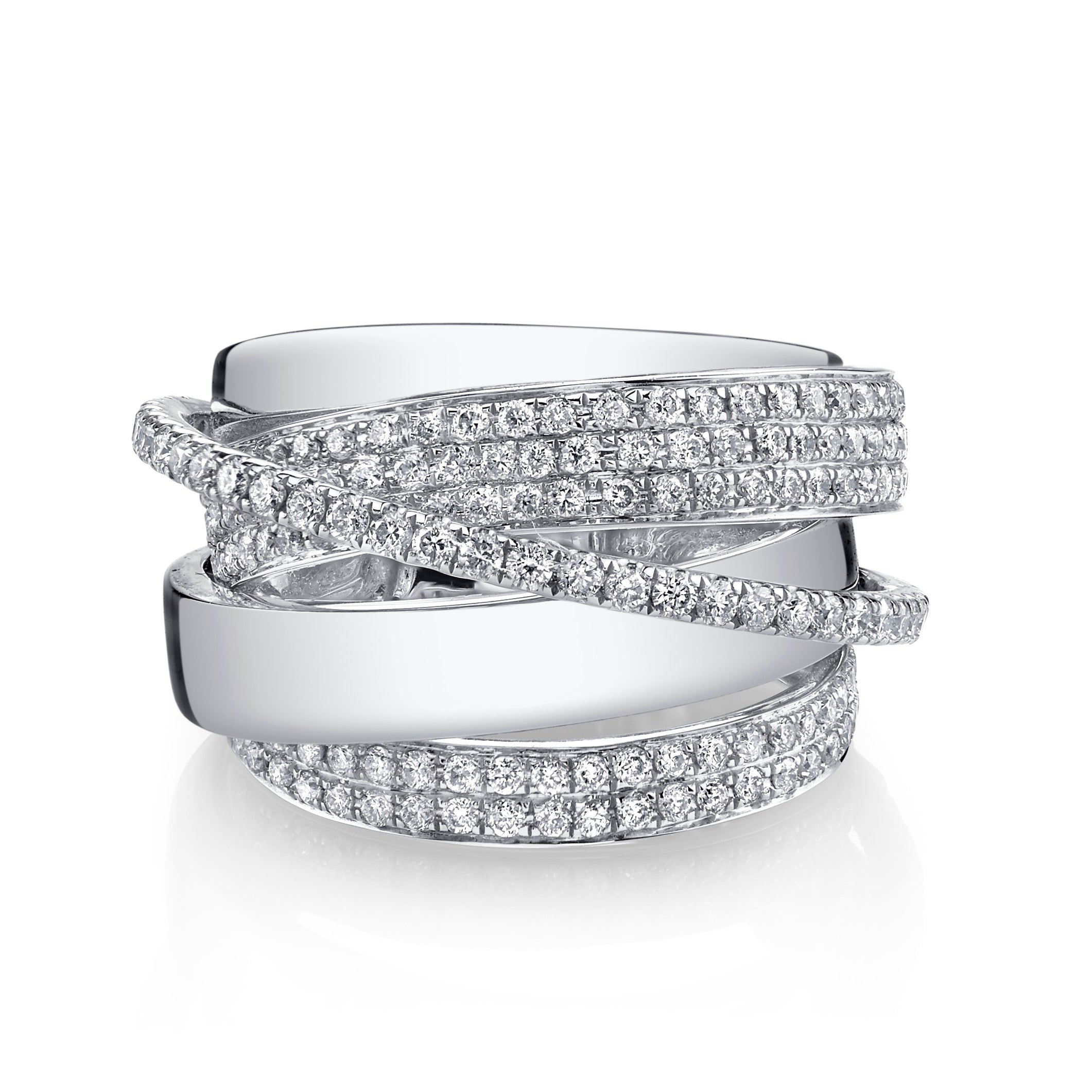 DIAMOND PAVE ORBIT RING