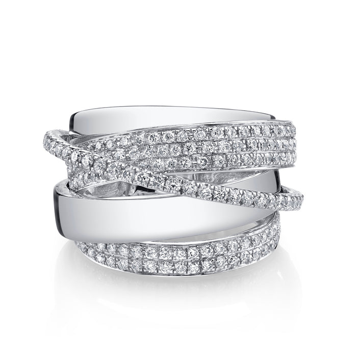 DIAMOND PAVE ORBIT RING