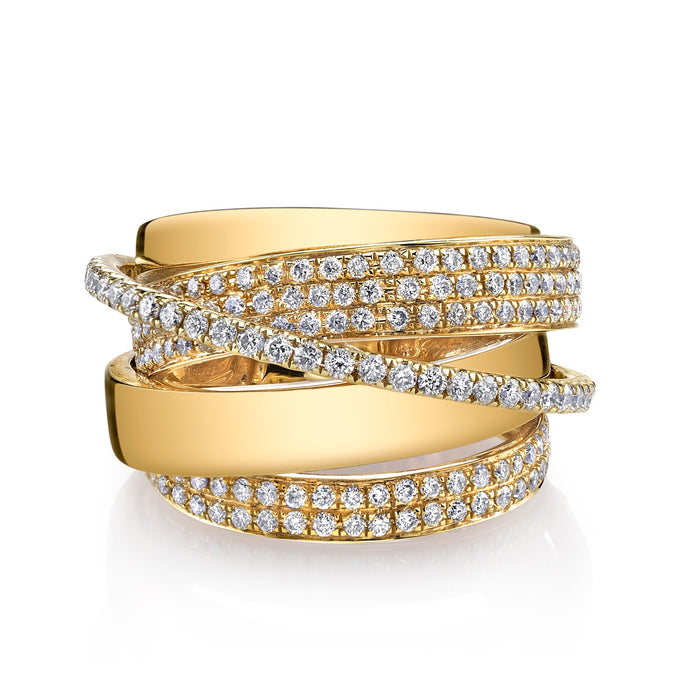 DIAMOND PAVE ORBIT RING