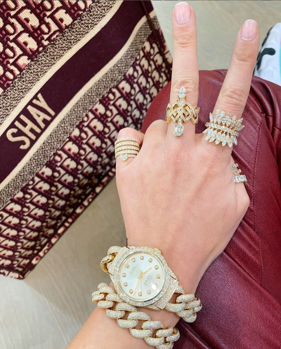 READY TO SHIP SMALL DIAMOND MARQUISE BUTTERFLY RING