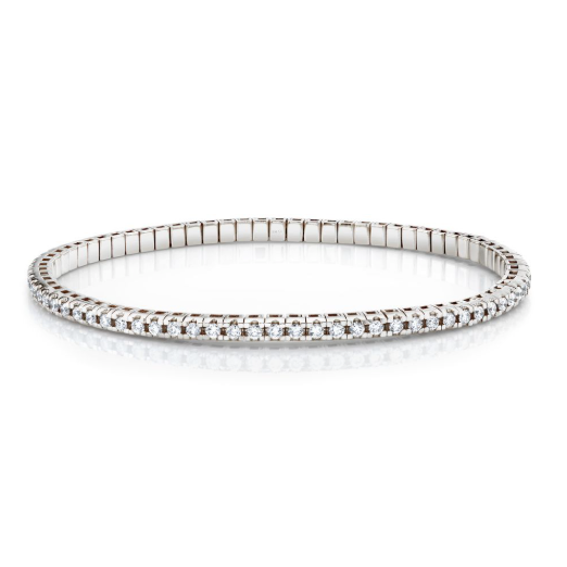 READY TO SHIP DIAMOND STRETCH TENNIS BRACELET