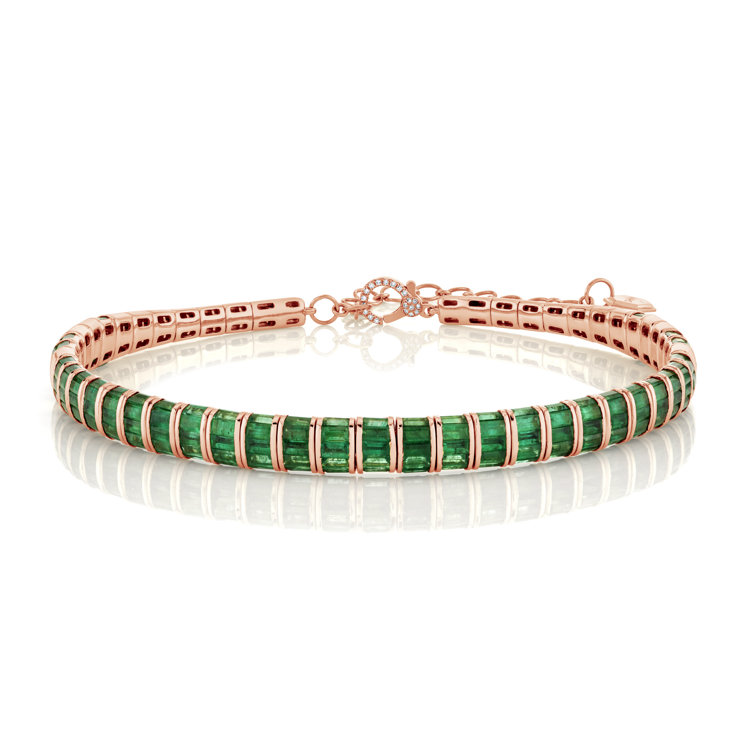 EMERALD BAGUETTE COLLAR