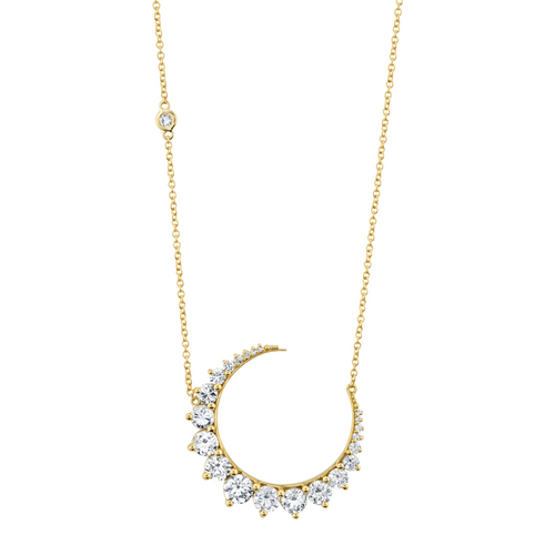 【HYERES LOR】Champagne Moon Big Bowl Long Necklace (White) eCommerce_Product_1.png?v=