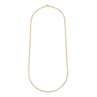 MEN'S SOLID GOLD ROLO CHAIN