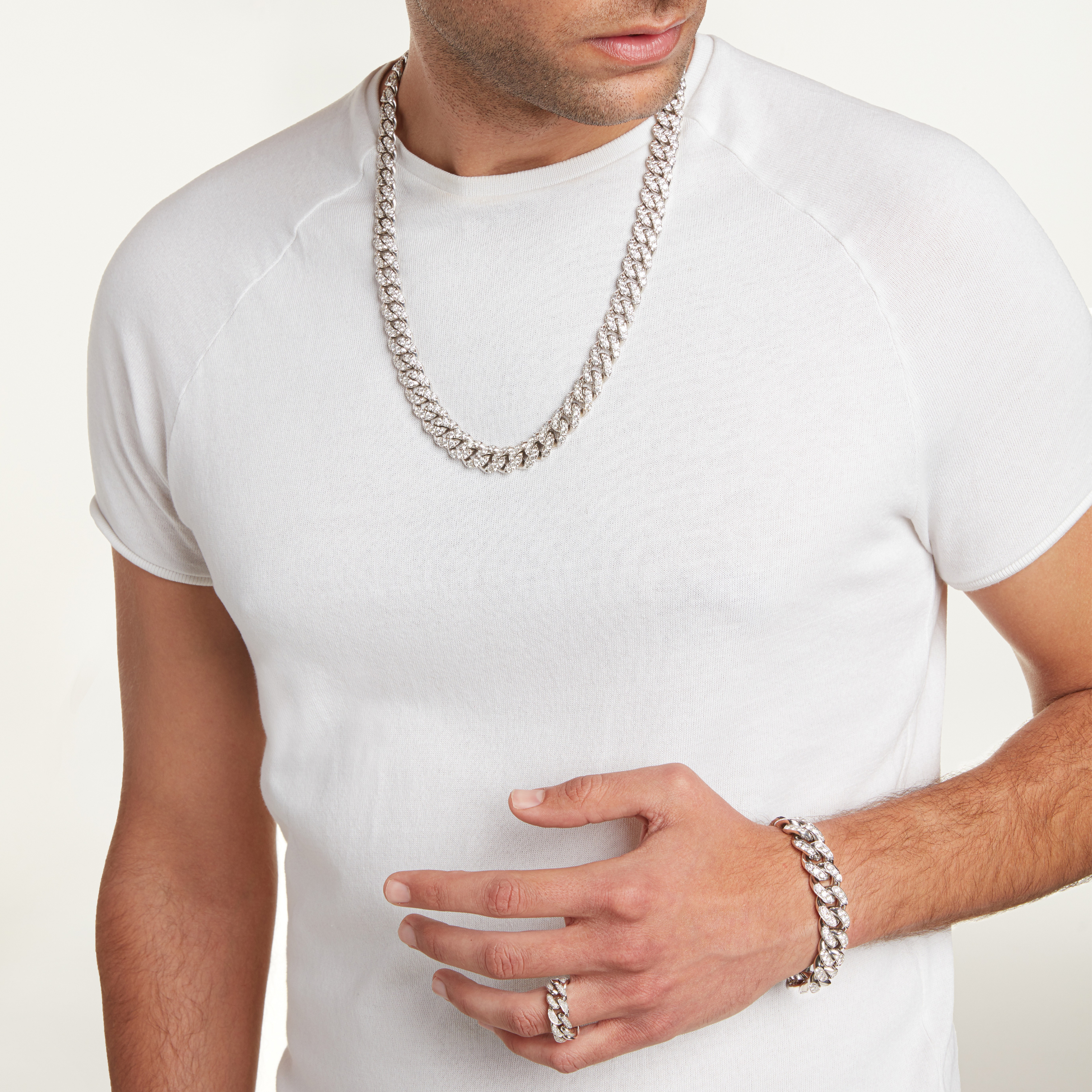 MEN'S DIAMOND MEGA LINK BRACELET