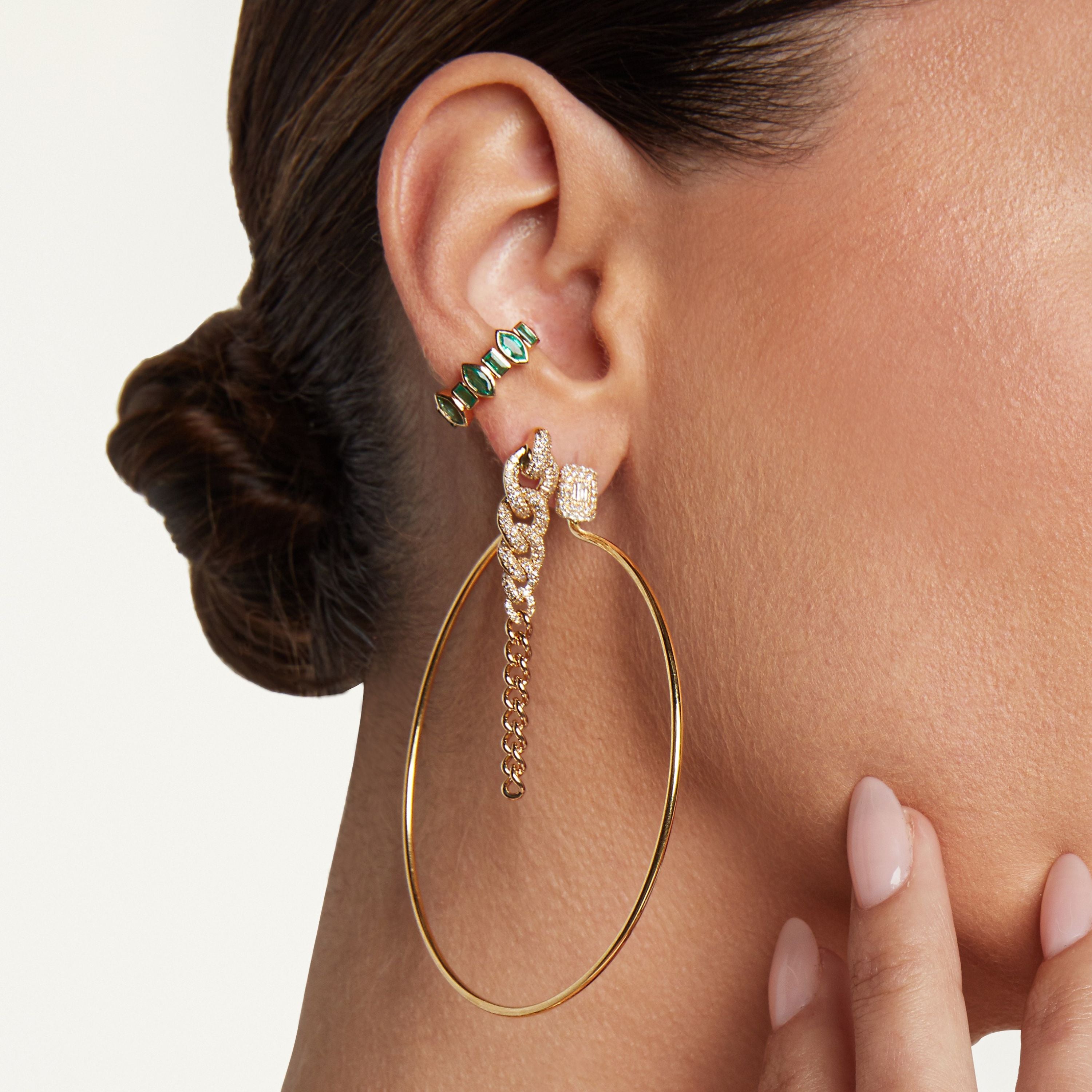DIAMOND GRADUAL DROP EARRINGS