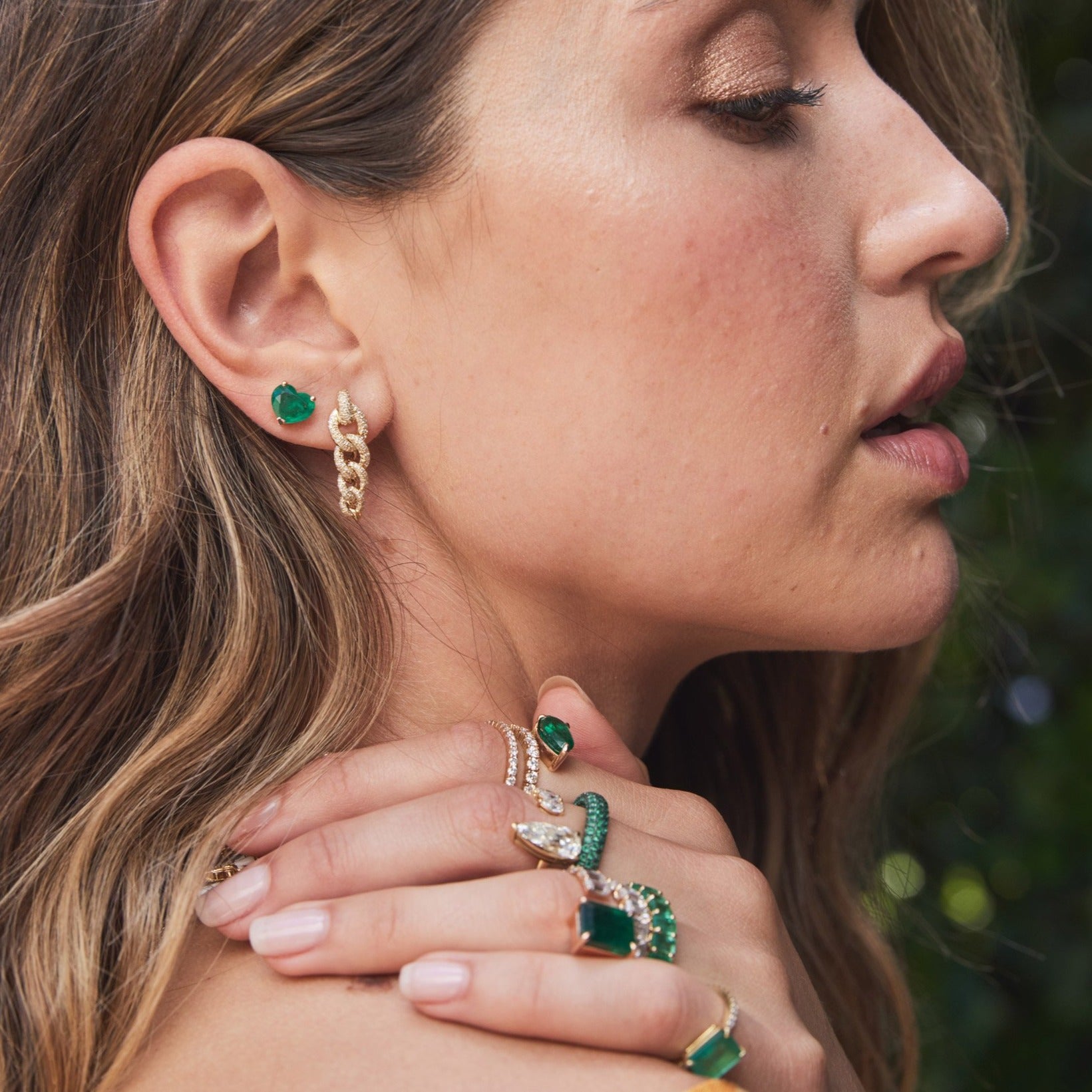DIAMOND GRADUAL DROP EARRINGS