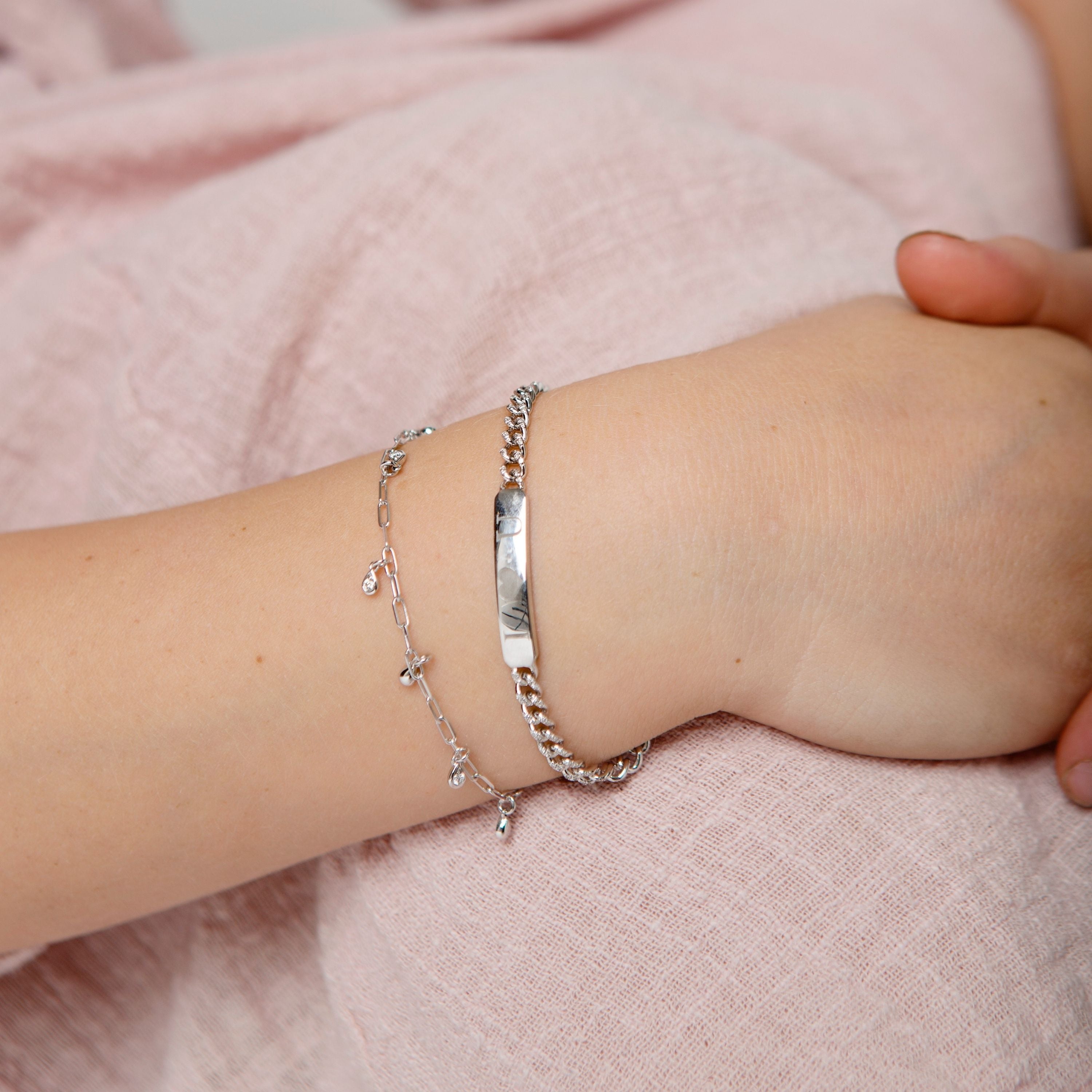MINI ME DIAMOND BABY DANGLE DROP BRACELET