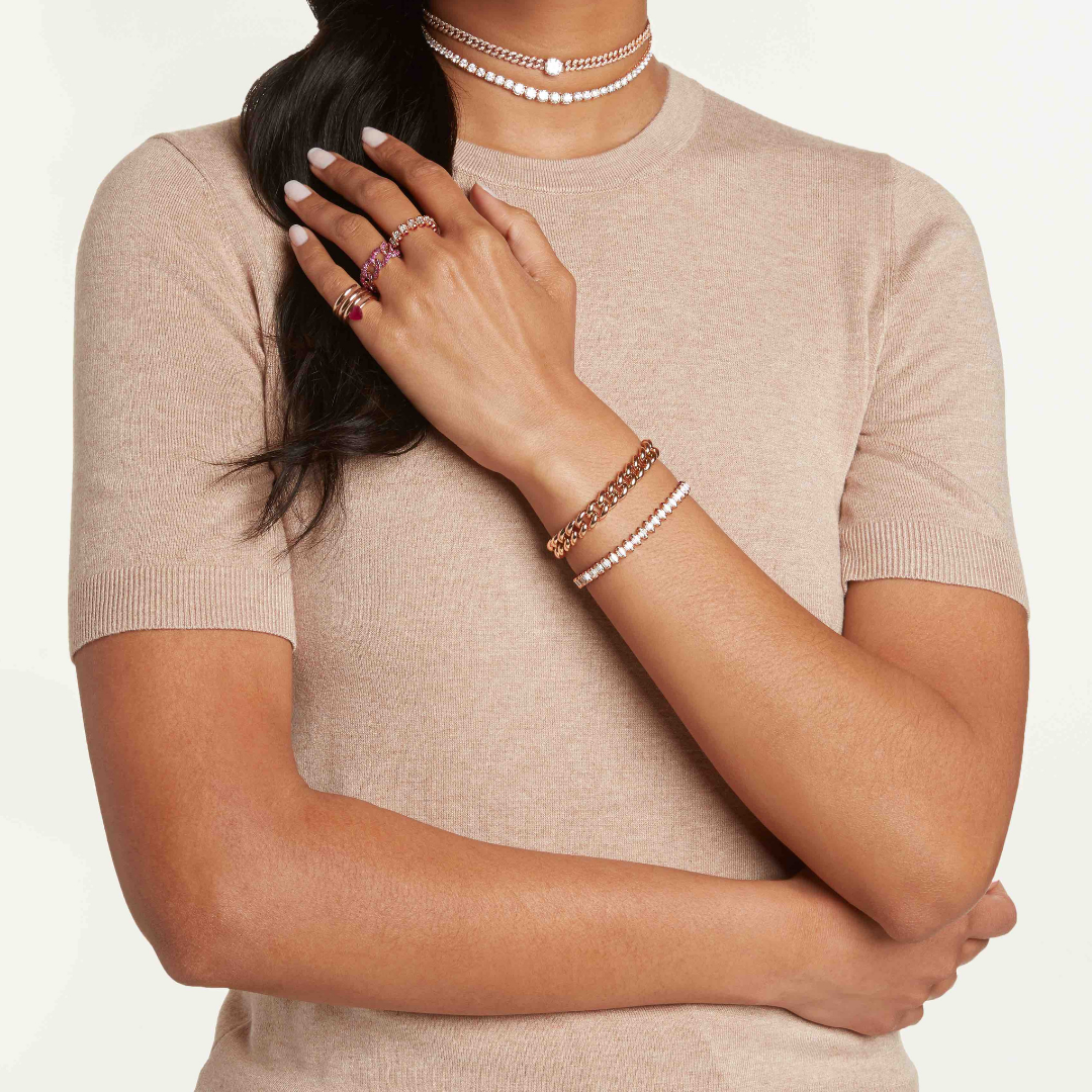 READY TO SHIP SOLID GOLD ESSENTIAL LINK BRACELET