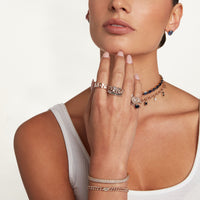 DIAMOND PAVE HEART PINKY RING