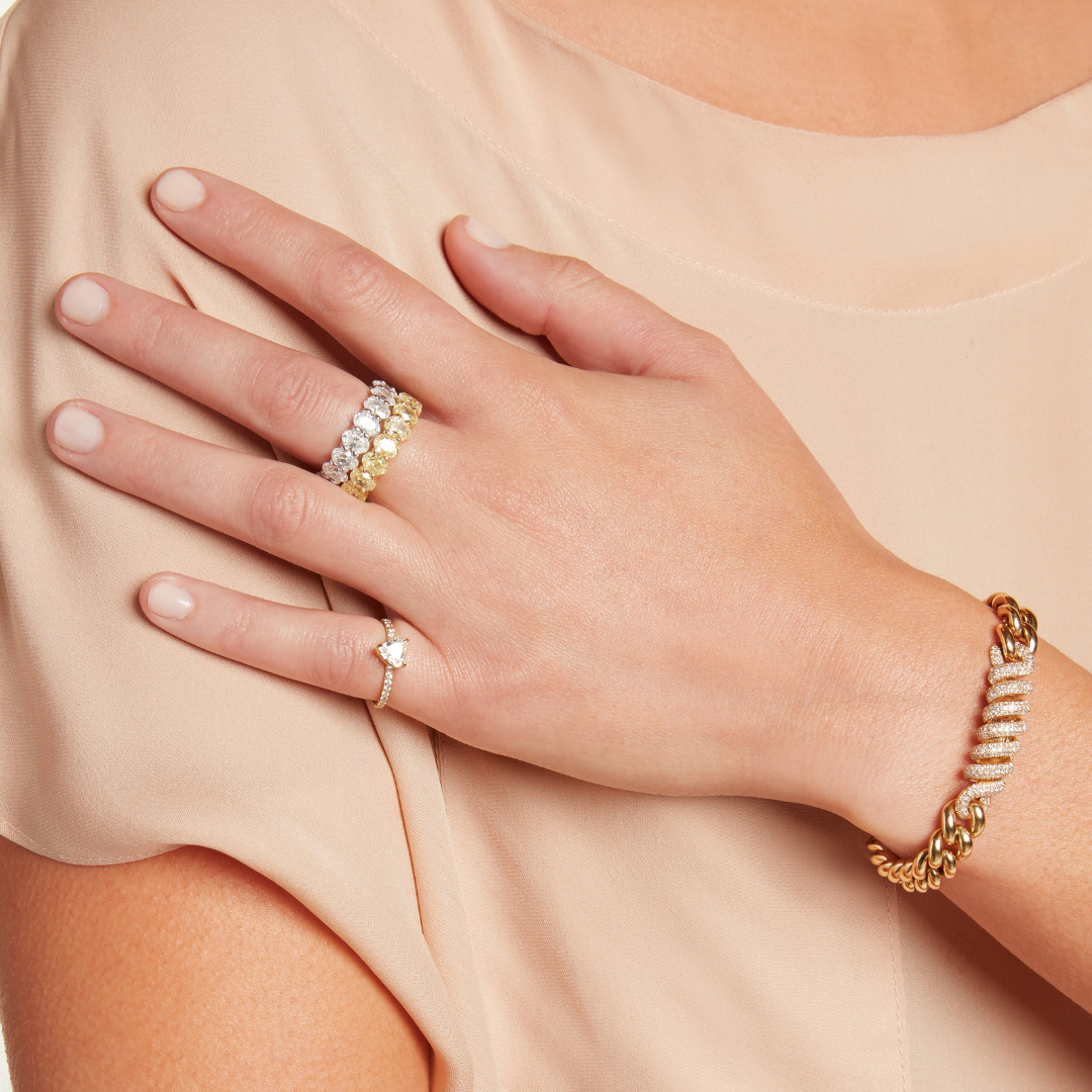 DIAMOND SOLITAIRE HEART RING