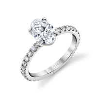 READY TO SHIP DIAMOND OVAL SOLITAIRE RING