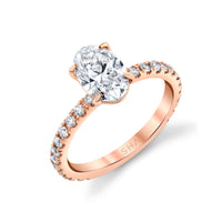 DIAMOND OVAL SOLITAIRE RING