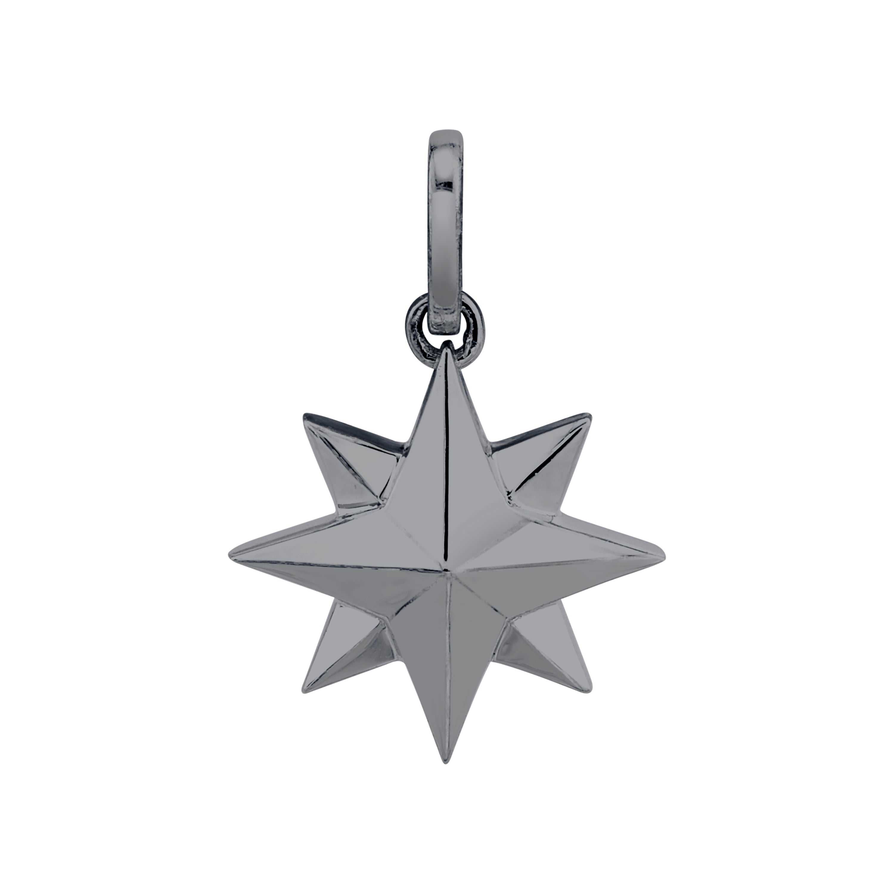 SOLID GOLD NORTHERN STAR PENDANT – SHAY JEWELRY
