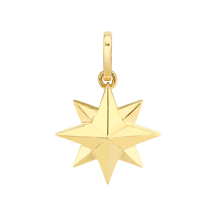 READY TO SHIP GOLD NORTHERN STAR PENDANT