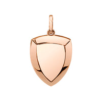 SOLID GOLD SHIELD OF HONOR PENDANT