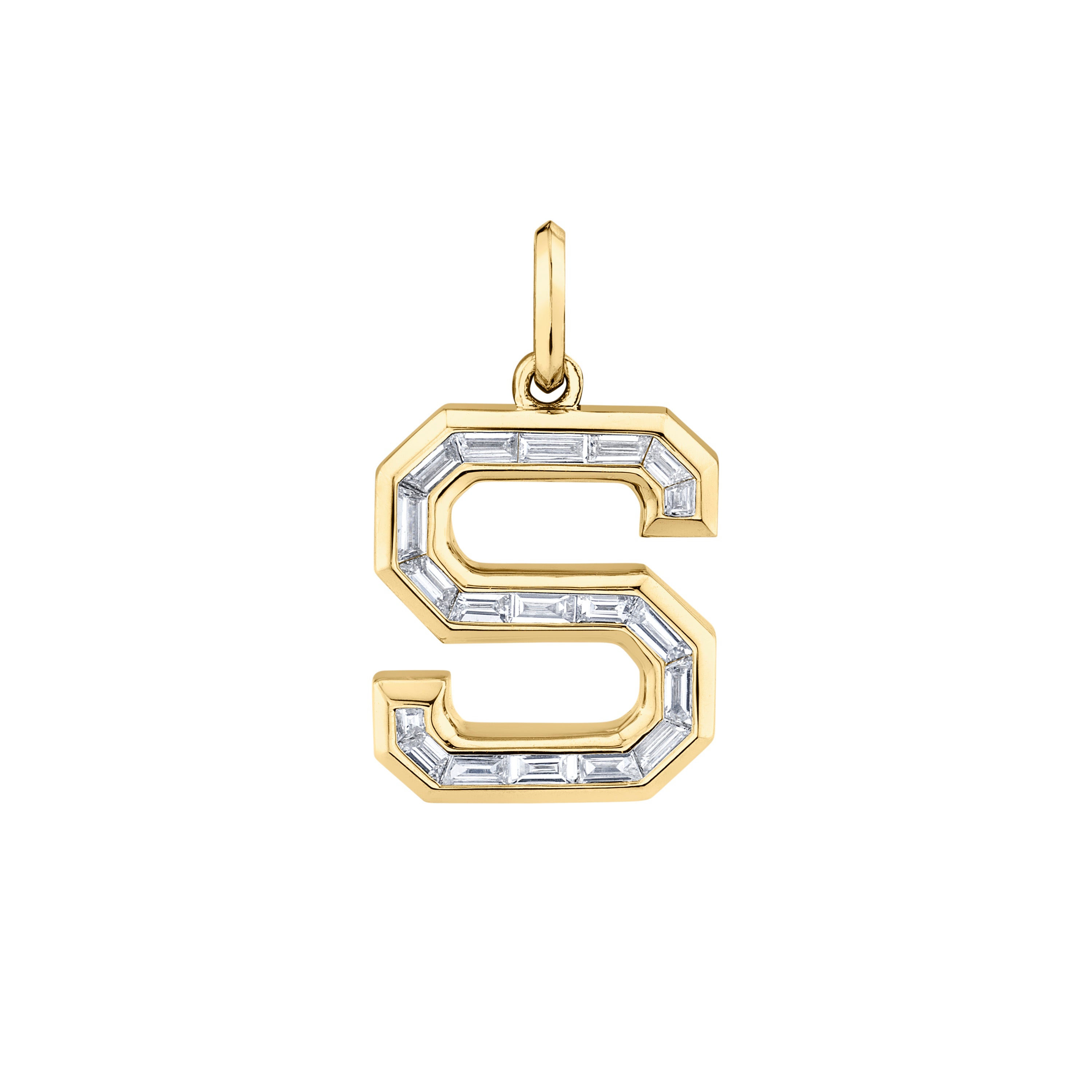 DIAMOND LETTER PENDANT