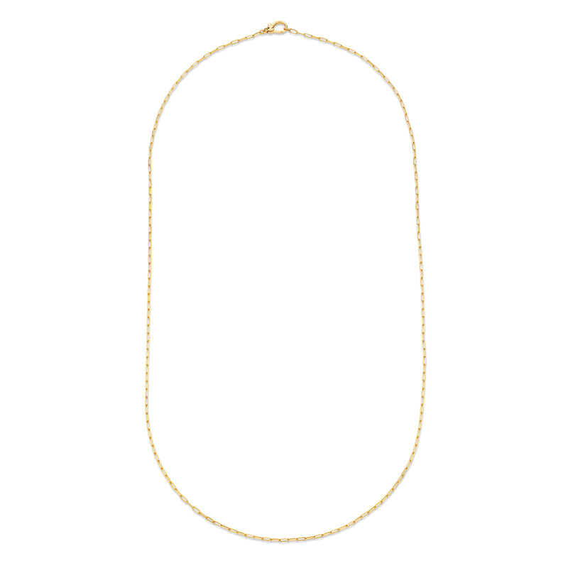 MEN'S SOLID GOLD BOX LINK CHAIN