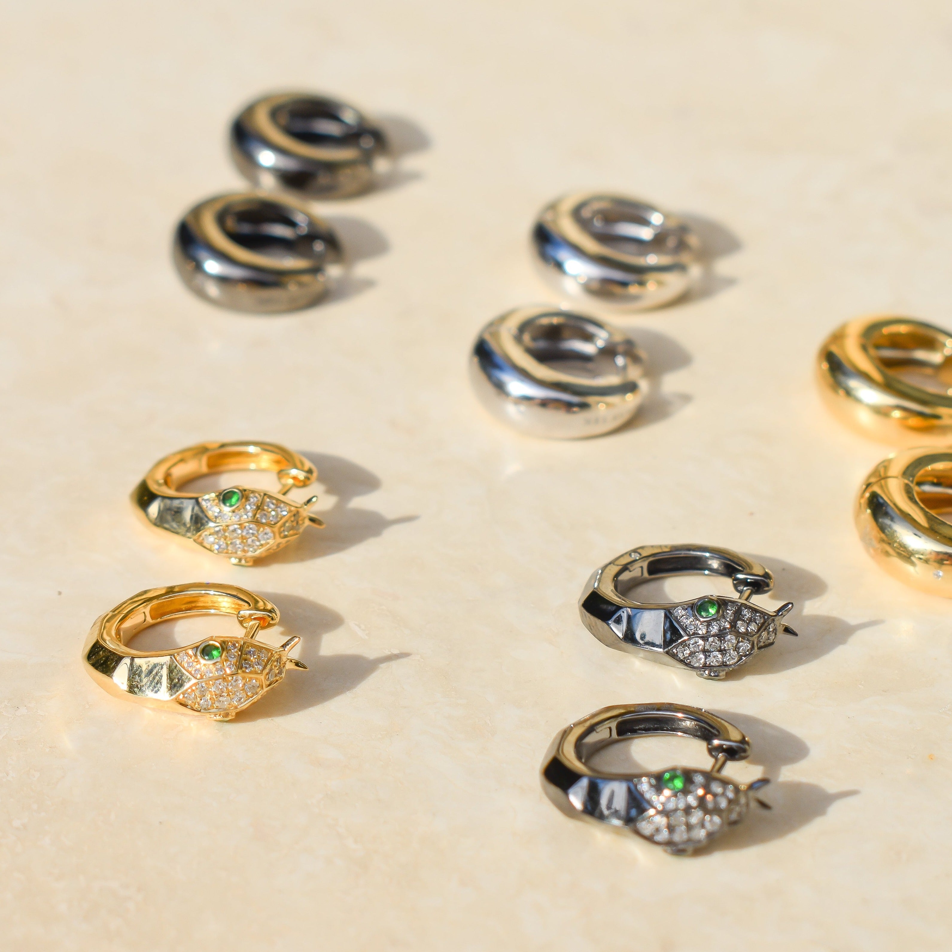 READY TO SHIP SOLID GOLD DOME HUGGIES