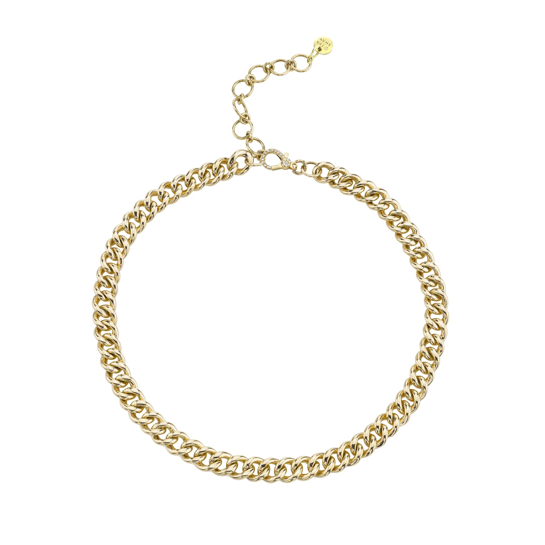 SOLID GOLD MINI LINK ANKLET