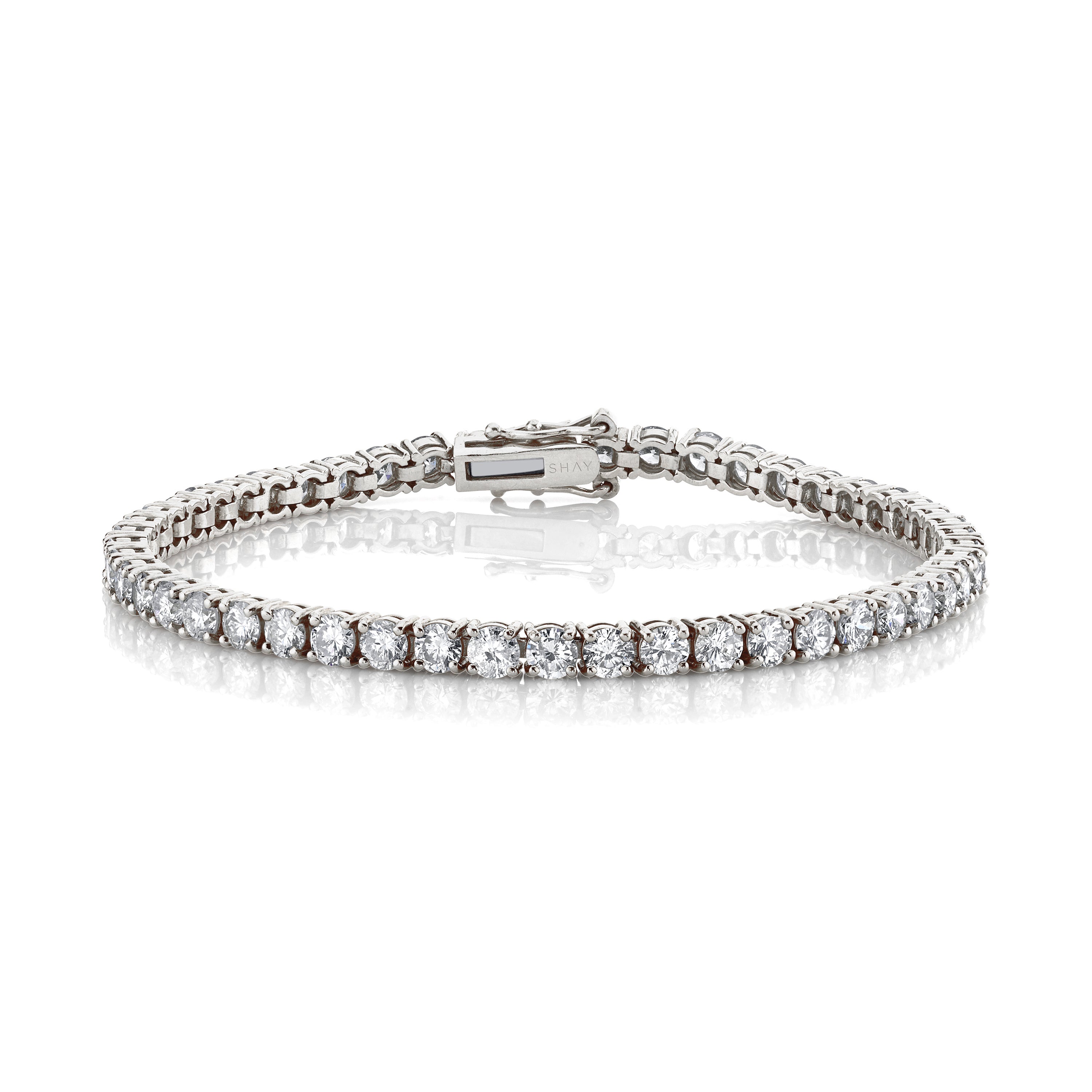 SHASHI シャシ DIAMOND TENNIS BRACELET ブレスレット ゴールド Amazon.com: SHASHI Women's Cubic Zirconia Tennis Bracelet