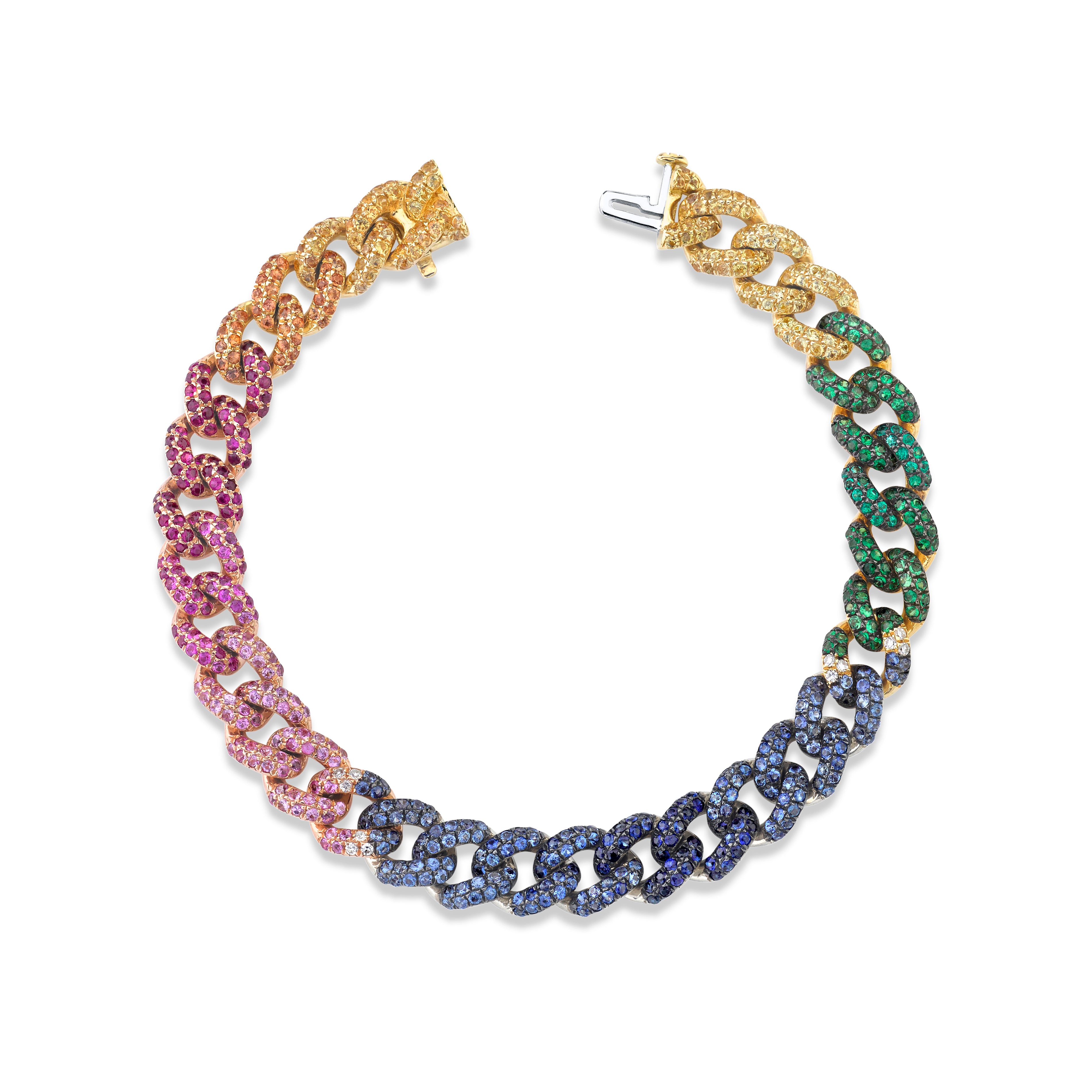 Rainbow cuban link hotsell