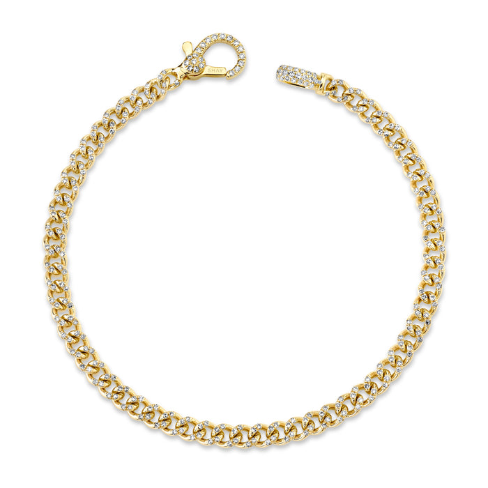 MINI ME DIAMOND PAVE BABY LINK BRACELET