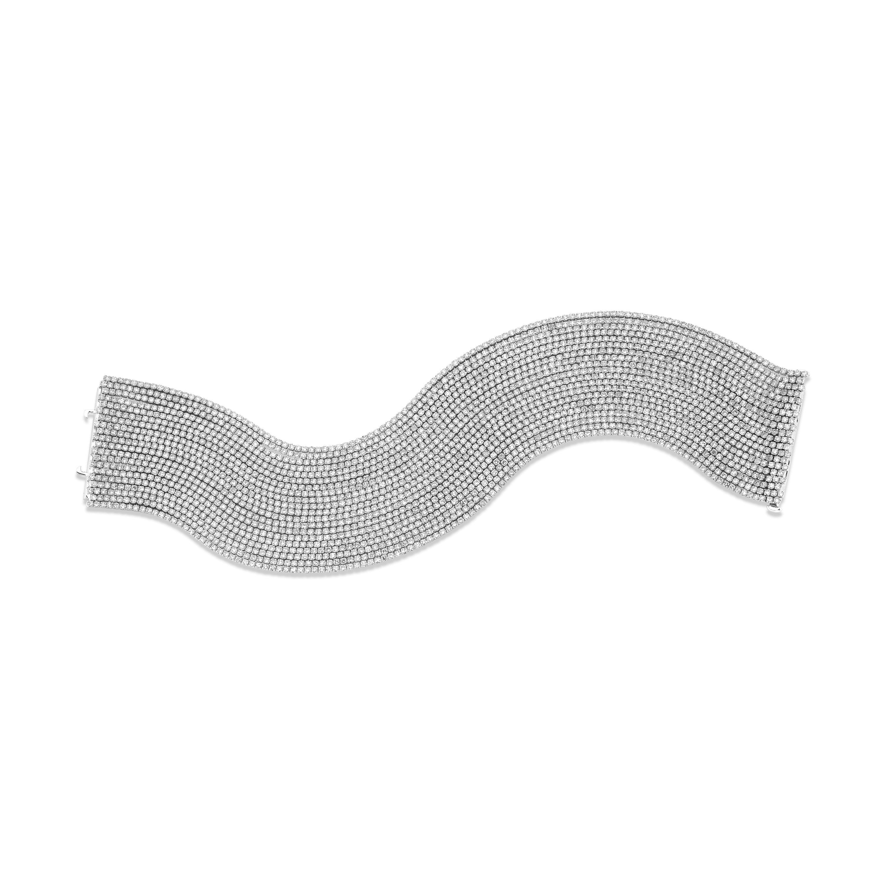 READY TO SHIP DIAMOND 20 THREAD STACK BRACELET