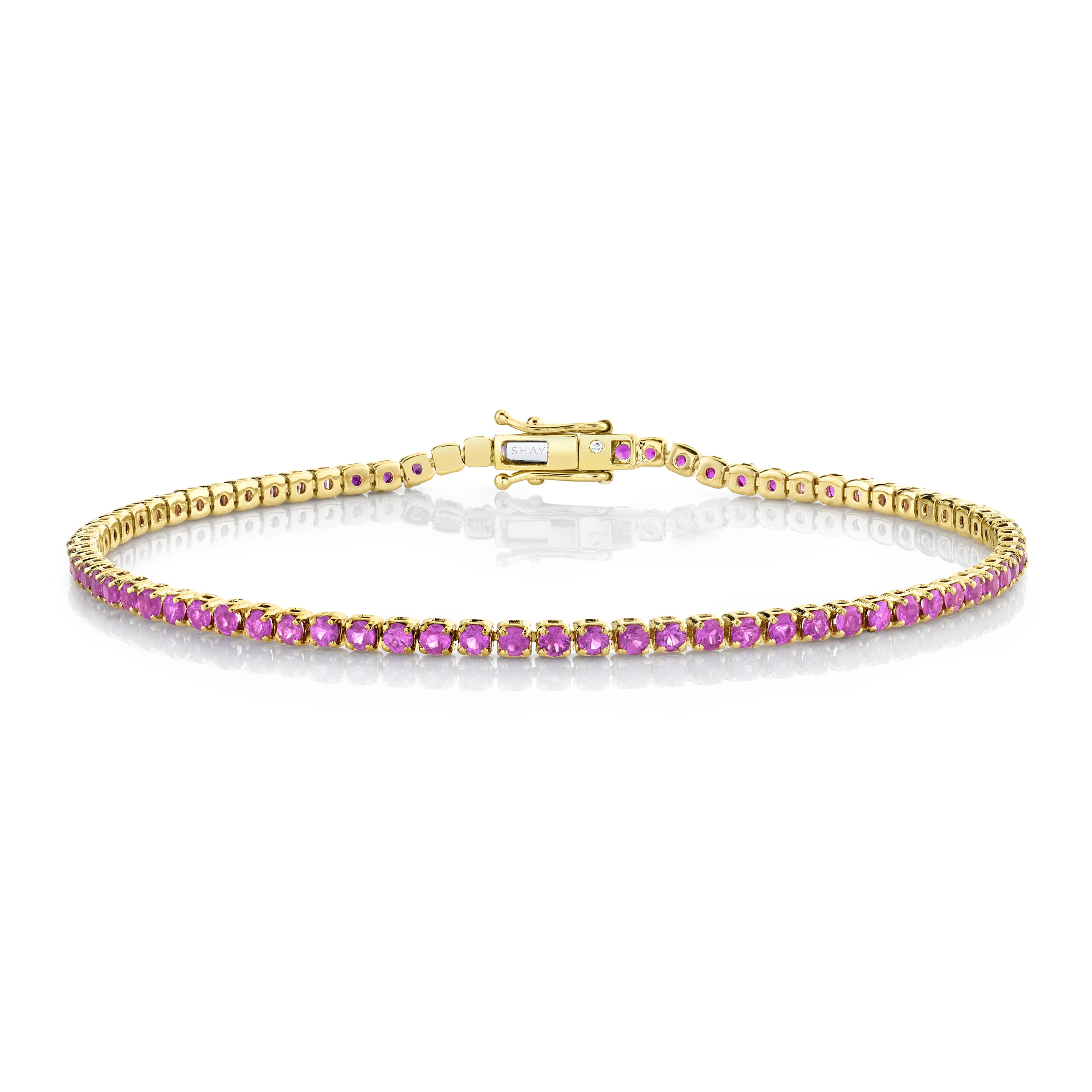PINK SAPPHIRE THREAD BRACELET