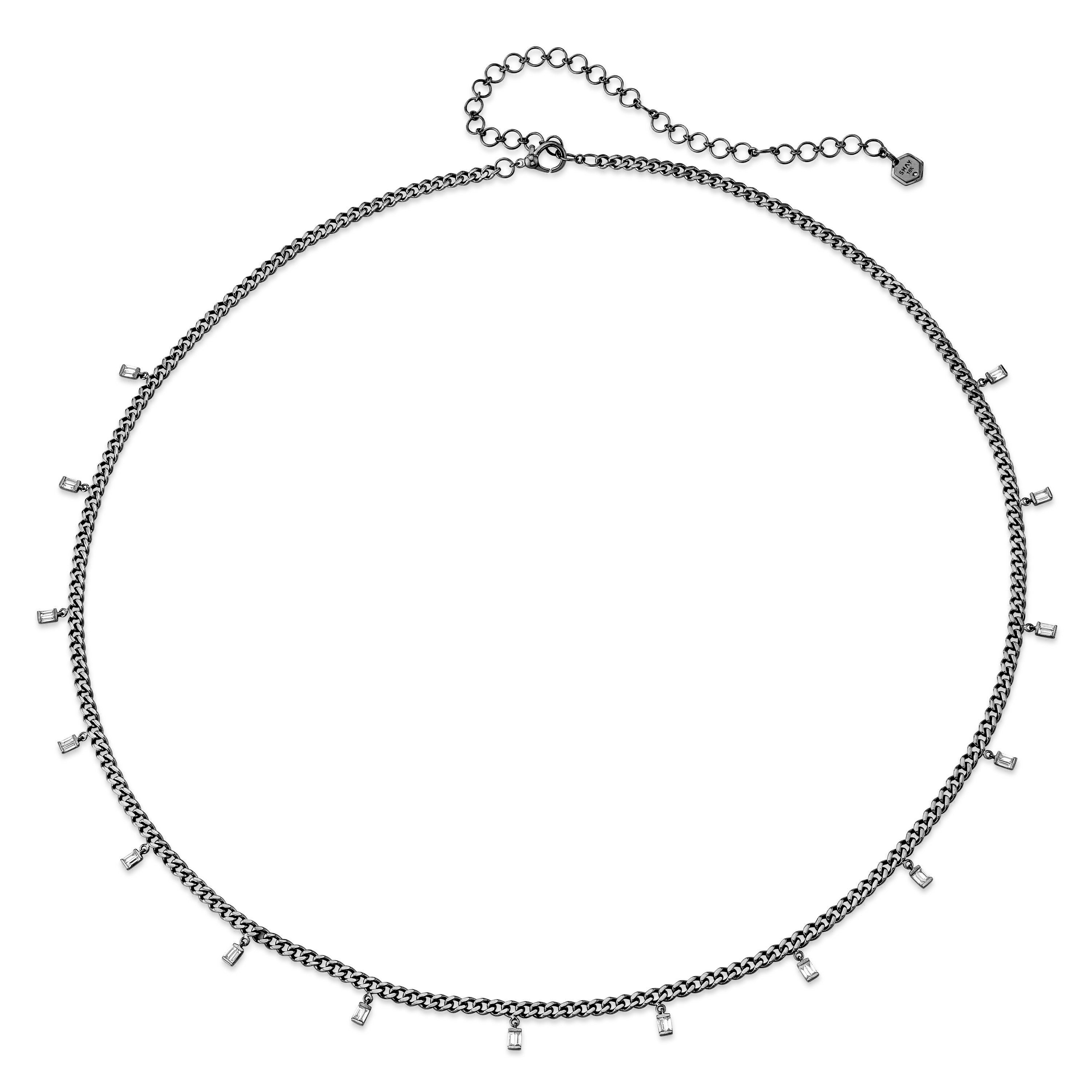DIAMOND BAGUETTE BABY LINK BELLY CHAIN