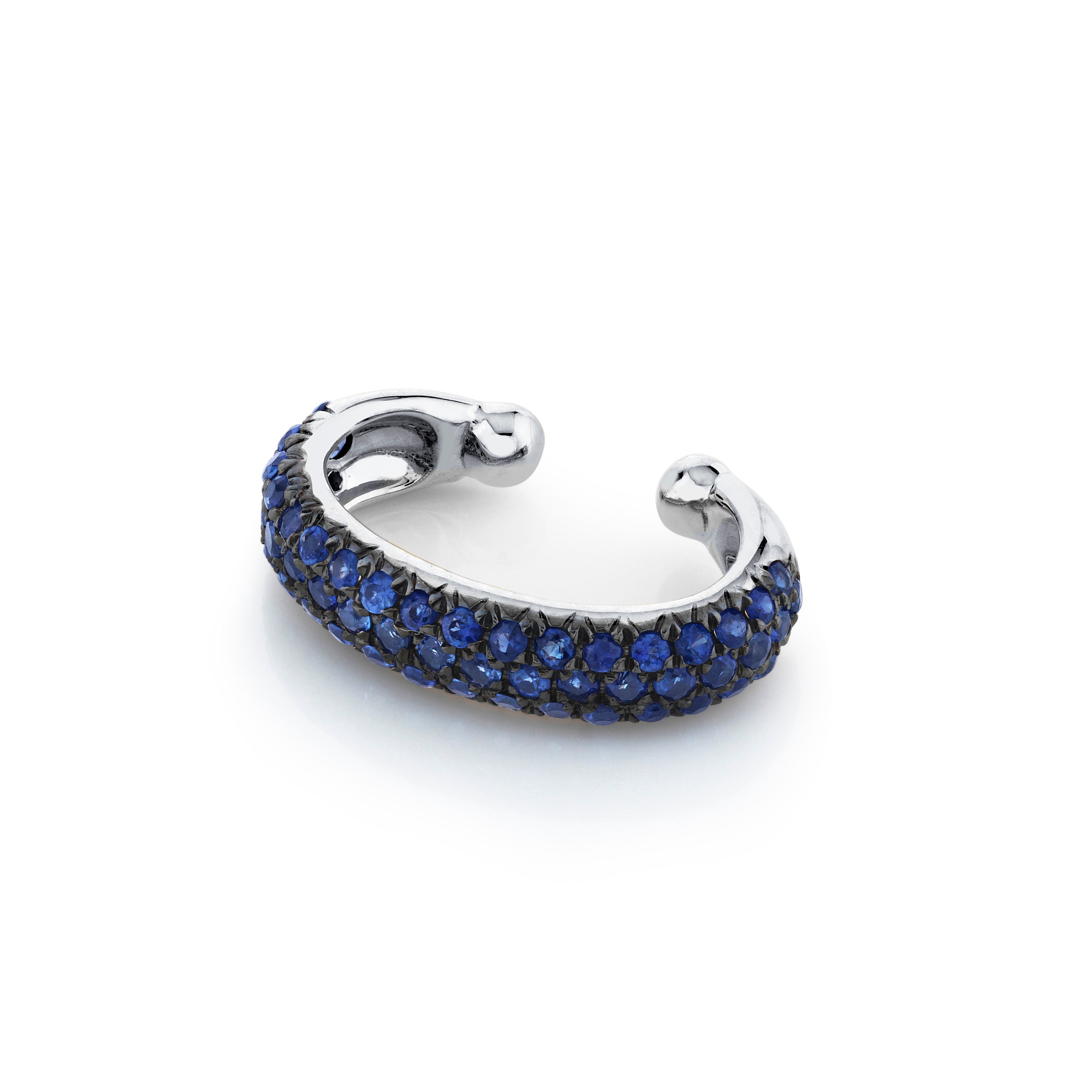 BLUE SAPPHIRE JUMBO EAR CUFF