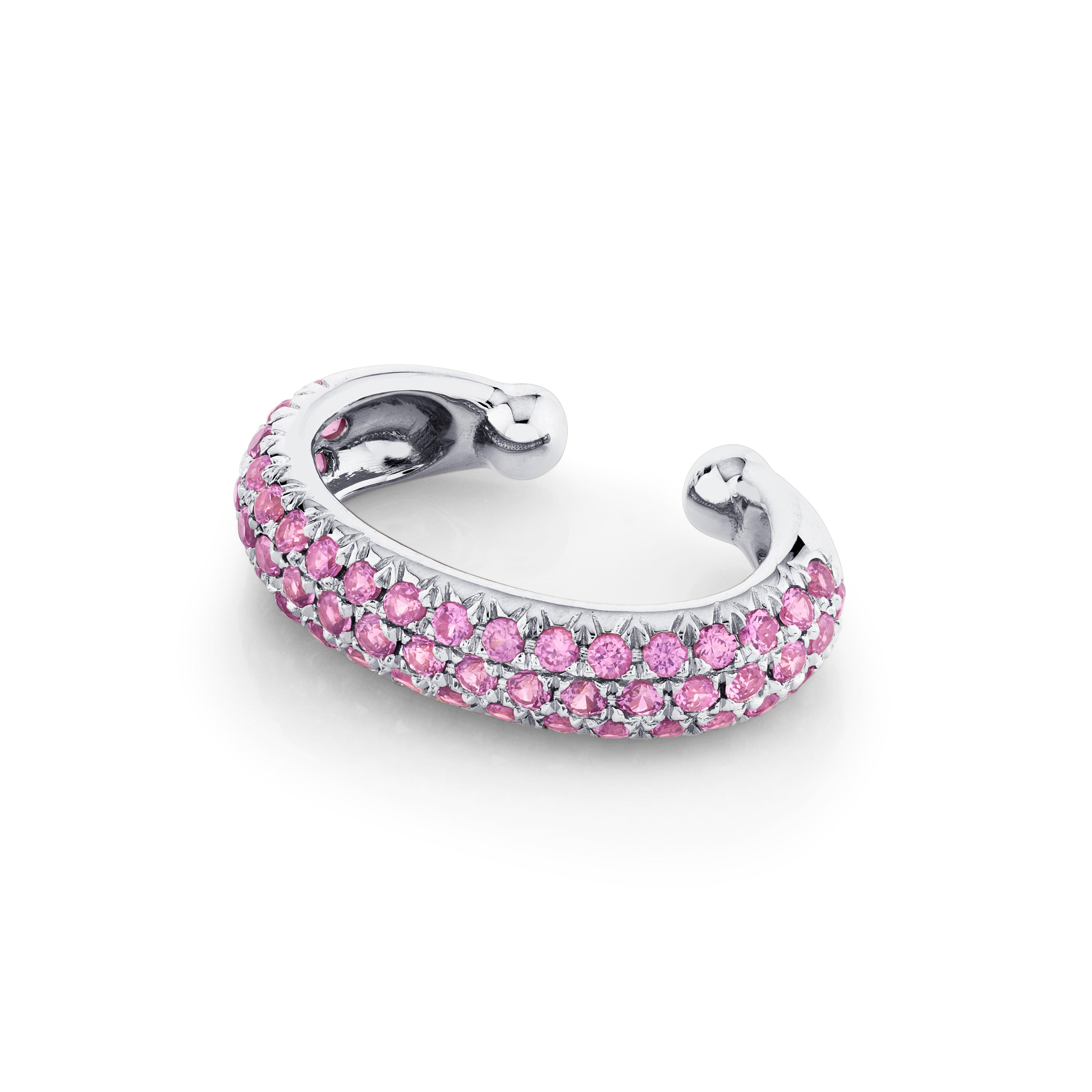 PINK SAPPHIRE JUMBO EAR CUFF