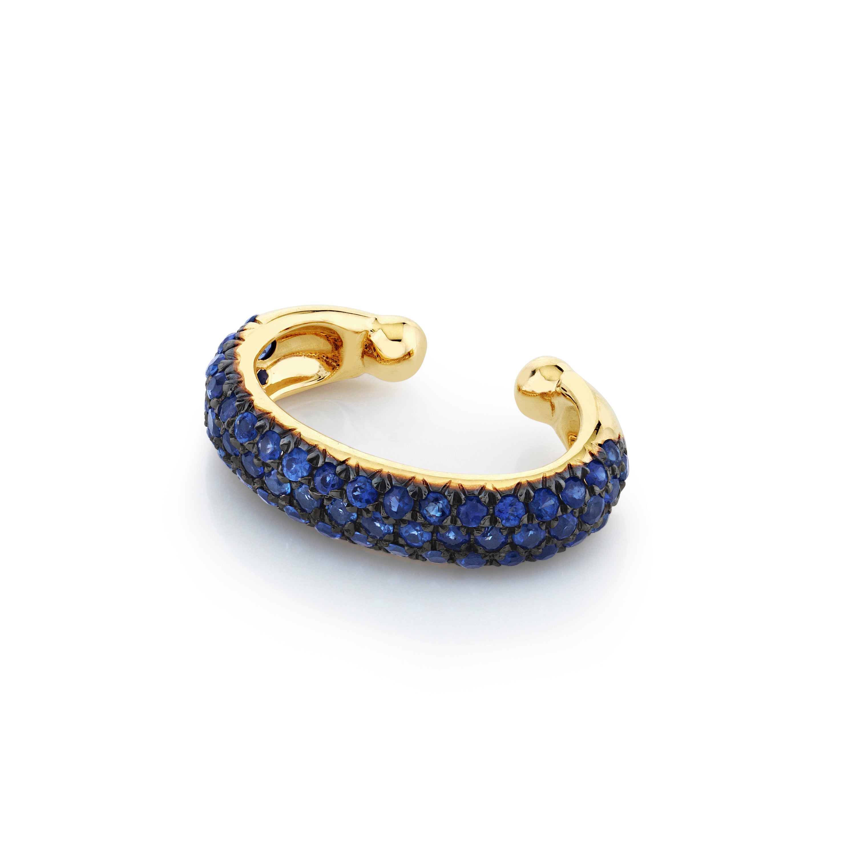 READY TO SHIP BLUE SAPPHIRE JUMBO EAR CUFF