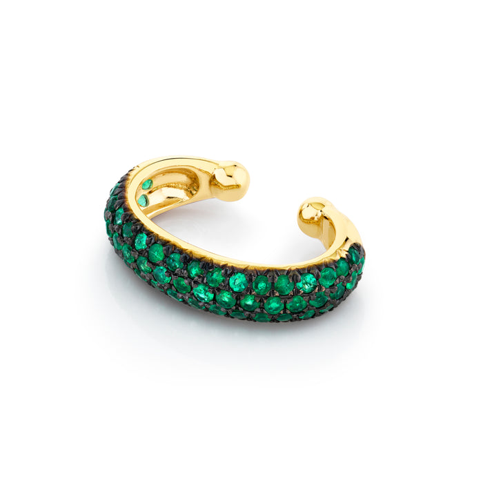 READY TO SHIP EMERALD JUMBO EMERALD EAR CUFF