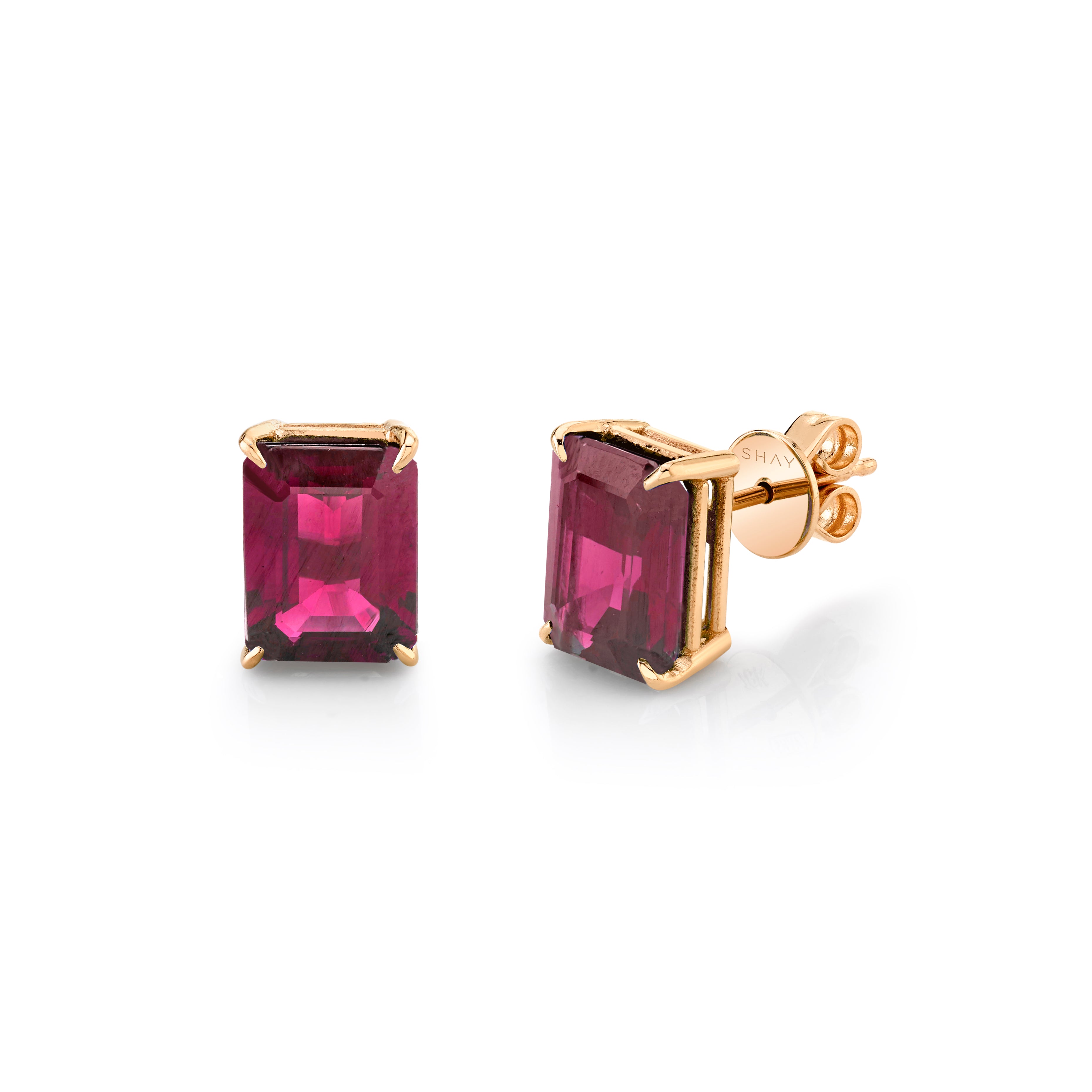 Seaman Schepps Bubble Ruby Sapphire Emerald Diamond Gold Earrings – Oak Gem