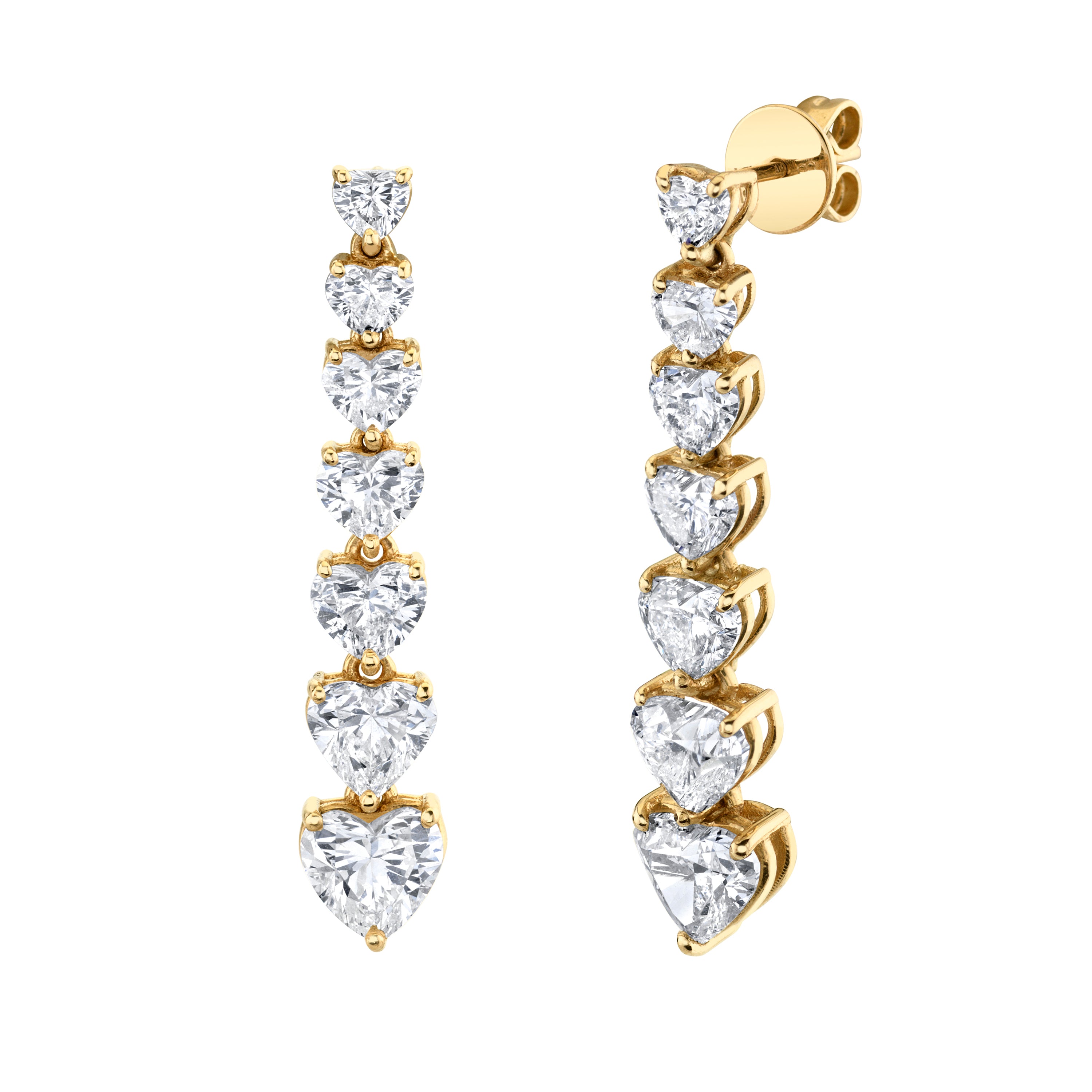 7 Diamond Studs Earrings Studs, 18Kt at Rs 42000/pair in Mumbai | ID:  23501872630