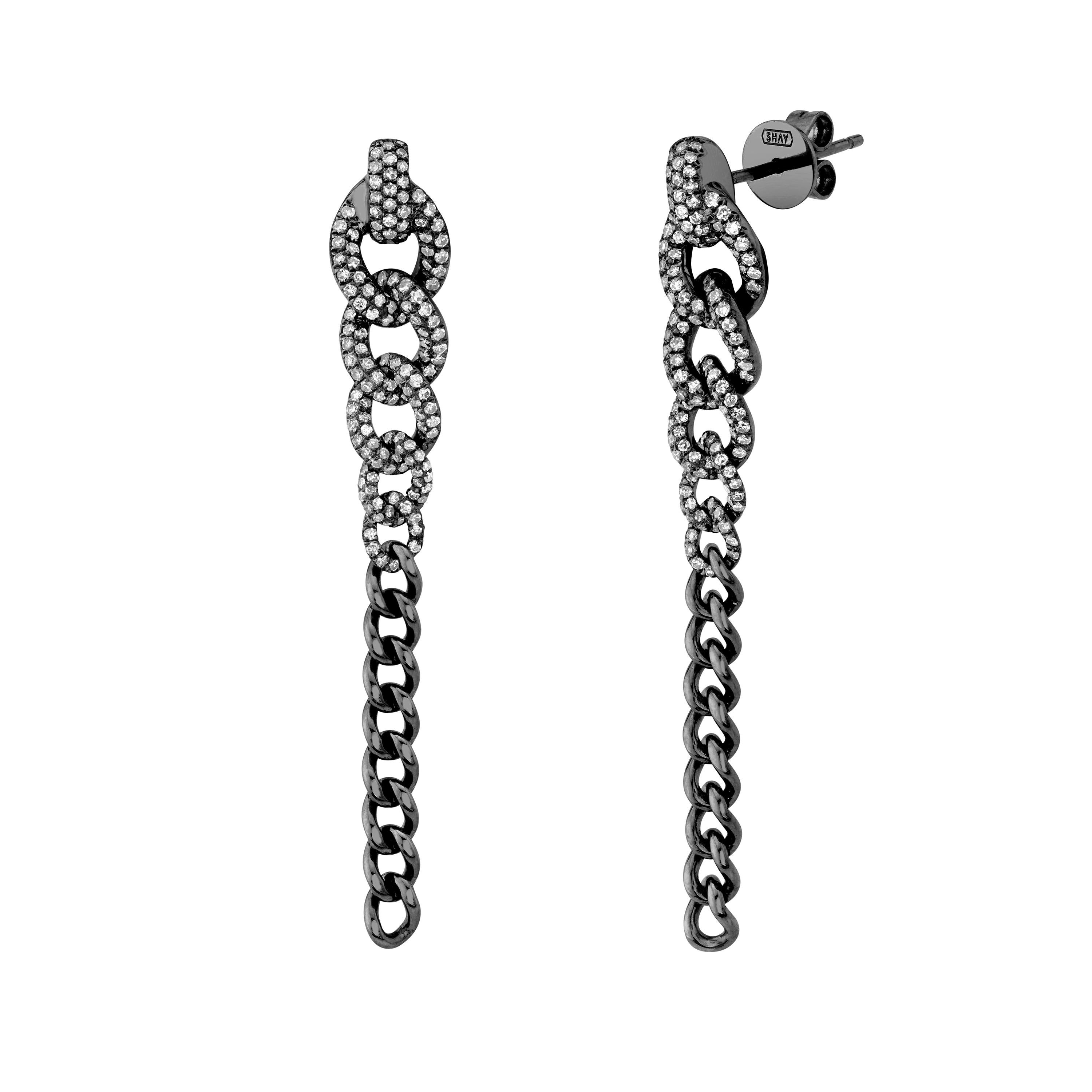 DIAMOND GRADUAL DROP EARRINGS