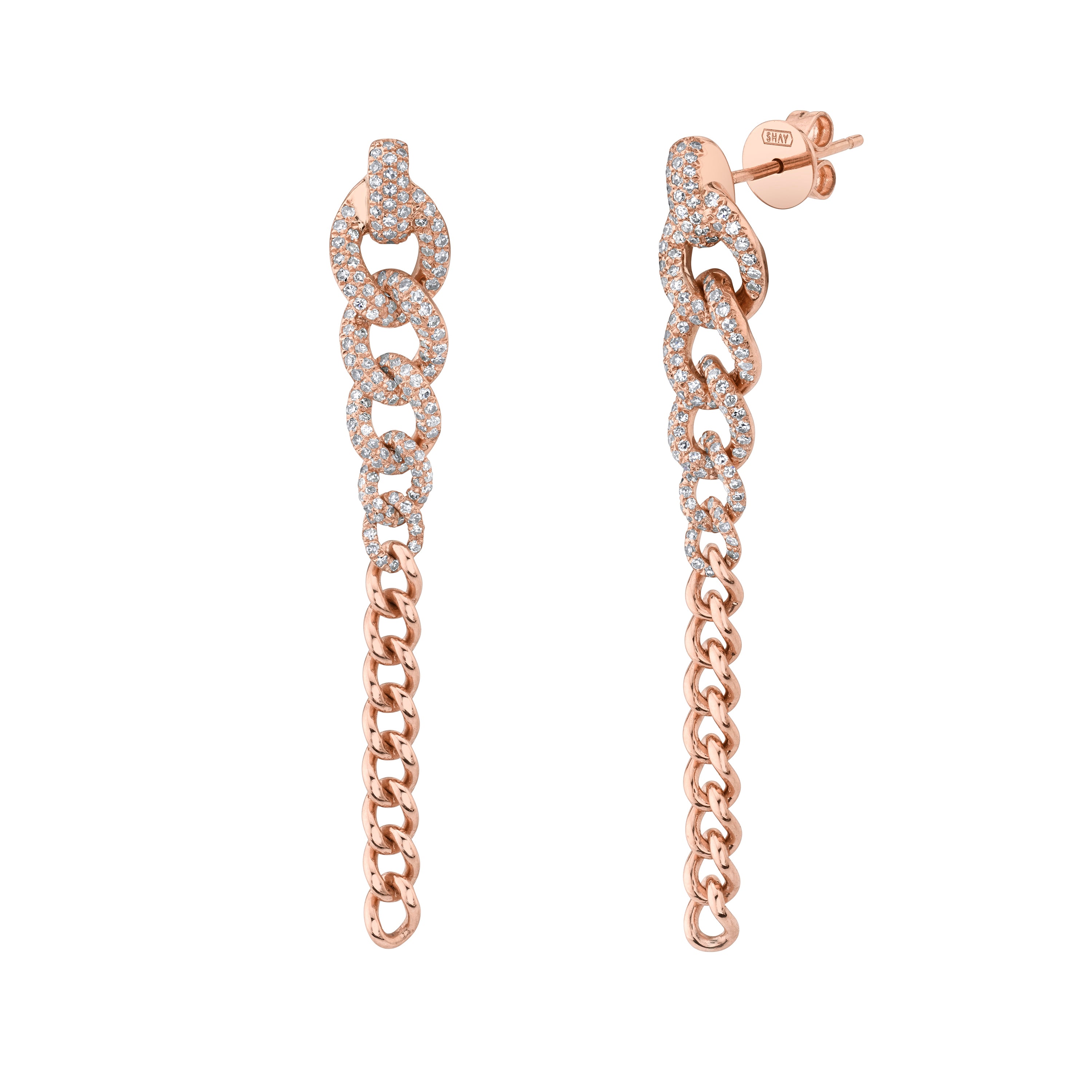 DIAMOND GRADUAL DROP EARRINGS