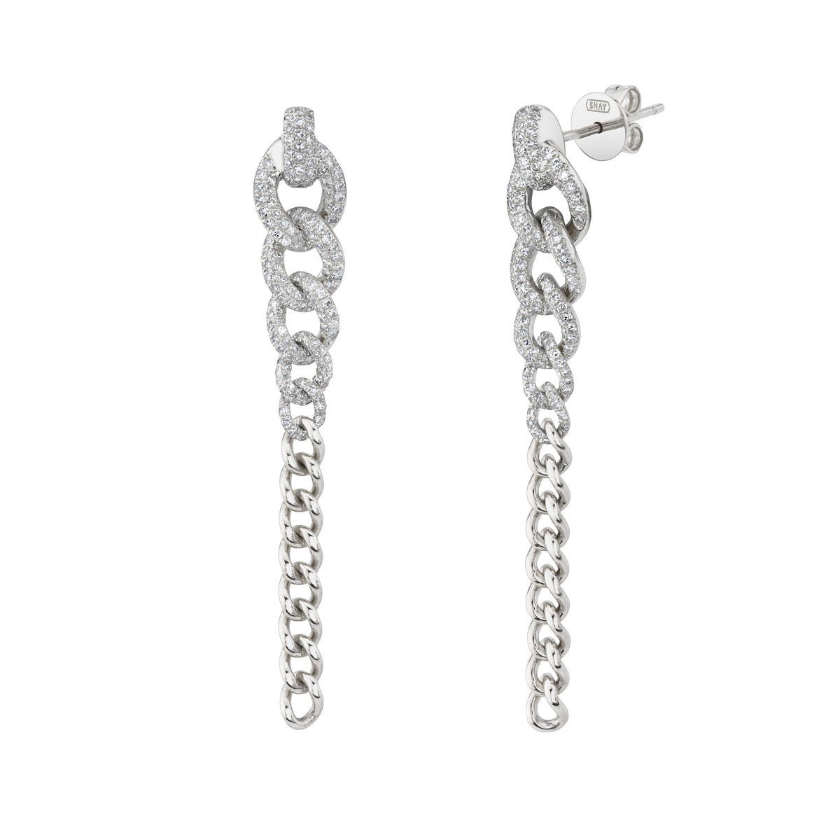 Diamond Drop Earrings - Pair Size 3mm | WWAKE