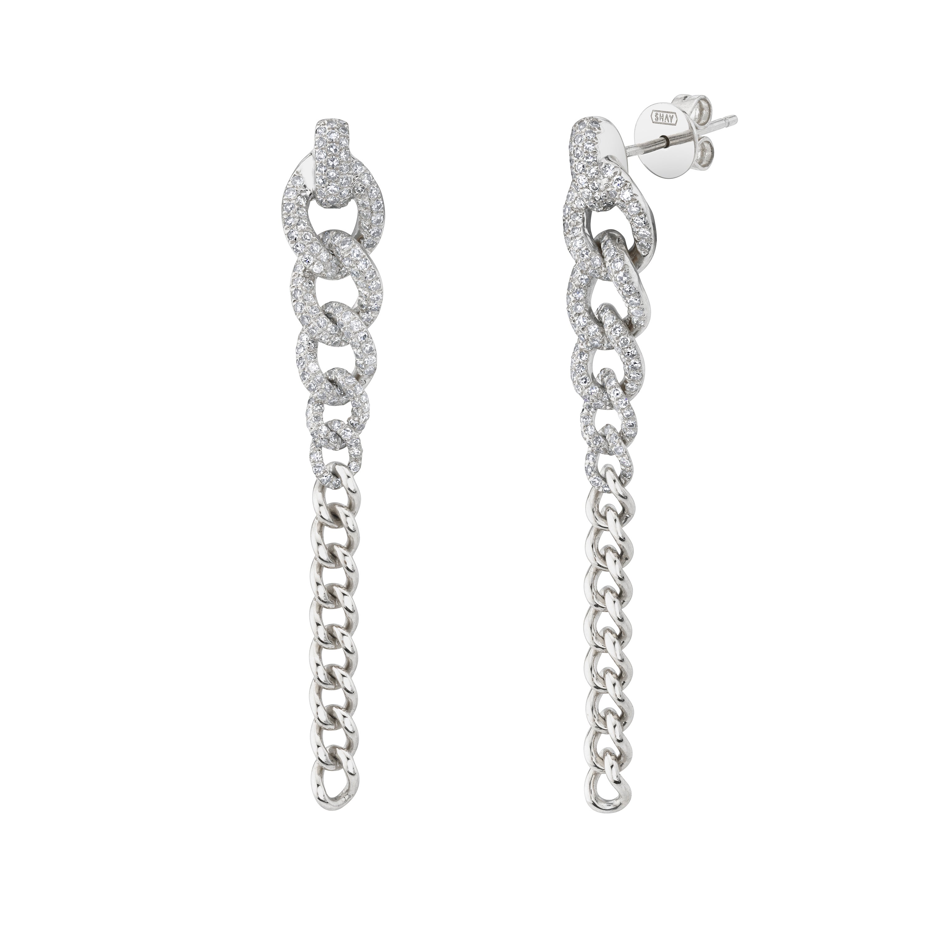 DIAMOND GRADUAL DROP EARRINGS